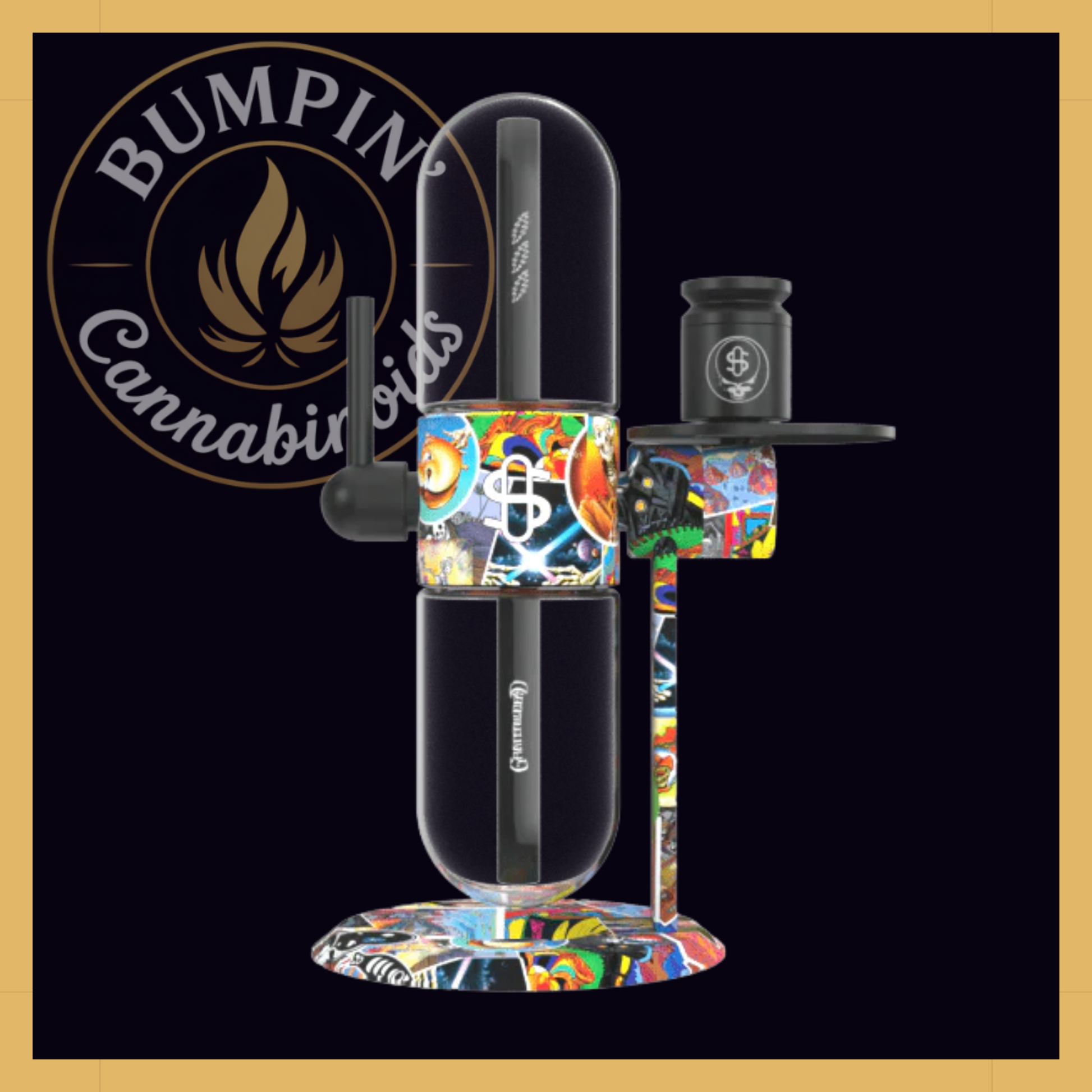 Stündenglass Gravity Infuser – 360° Rotating Glass Hookah - Bumpin' Cann