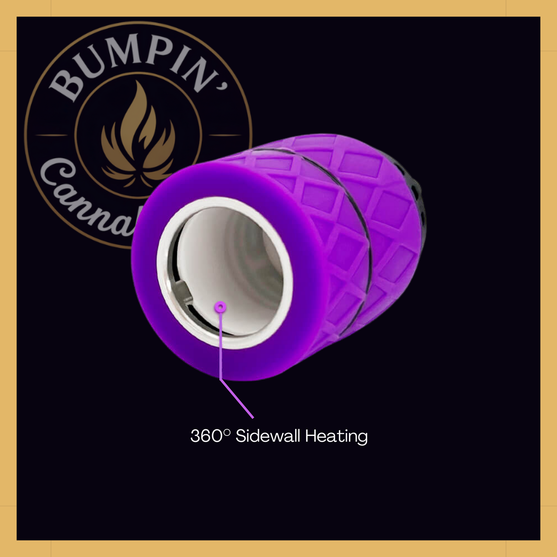 Bomb Erig Sykloud Atomizer ‒ 22 mm Deep Quick-Heat Ceramic Cup - Bumpin' Cann