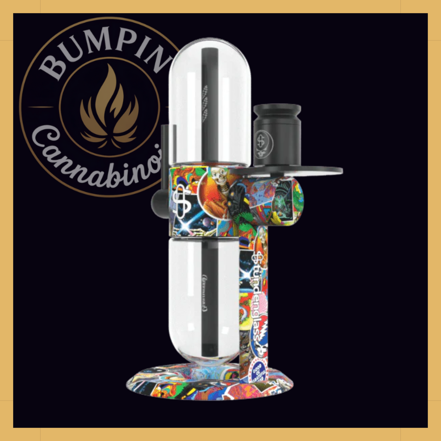 Stündenglass Gravity Infuser – 360° Rotating Glass Hookah - Bumpin' Cann
