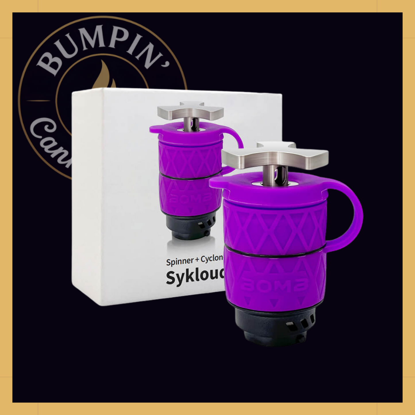 Bomb Erig Sykloud Atomizer ‒ 22 mm Deep Quick-Heat Ceramic Cup - Bumpin' Cann