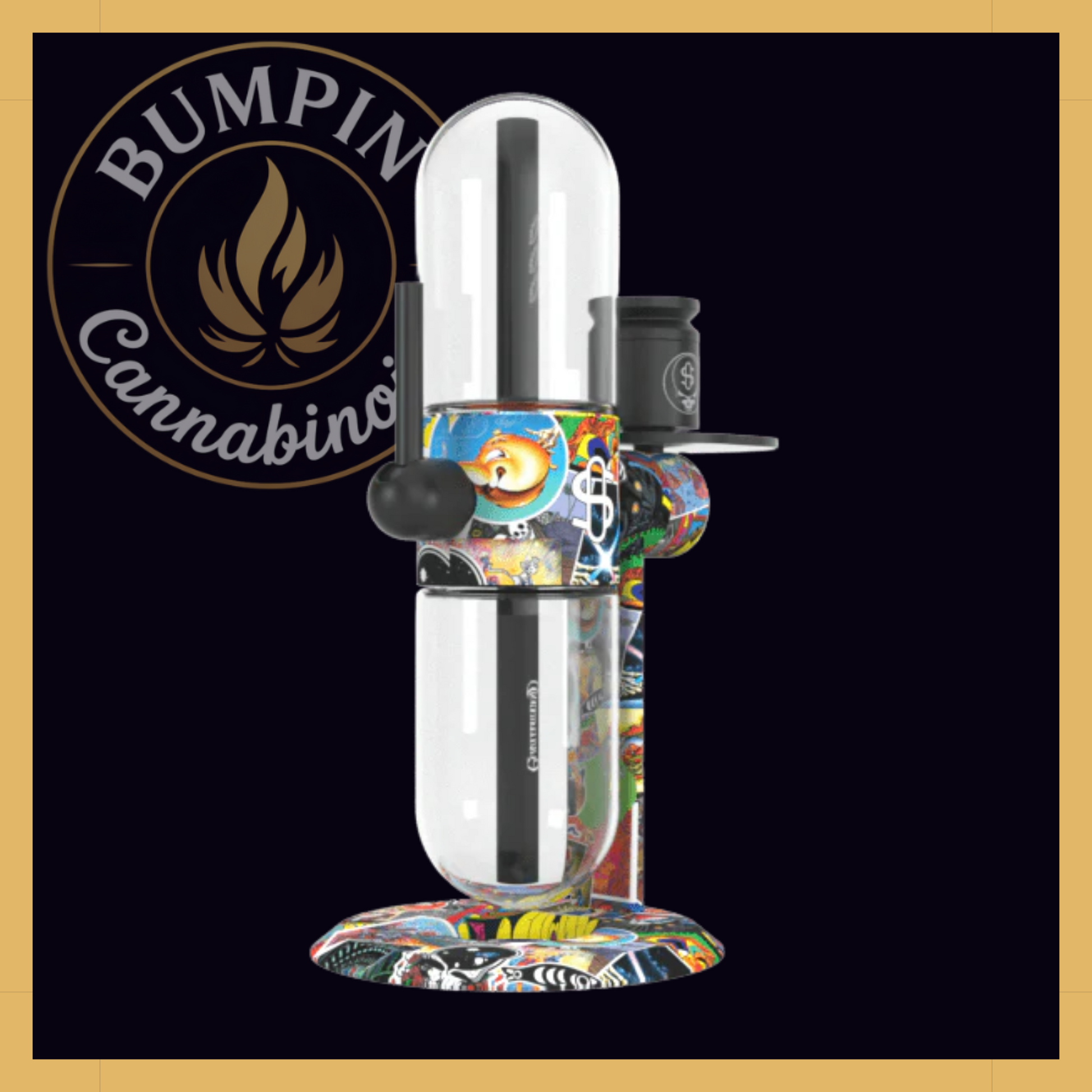 Stündenglass Gravity Infuser – 360° Rotating Glass Hookah - Bumpin' Cann