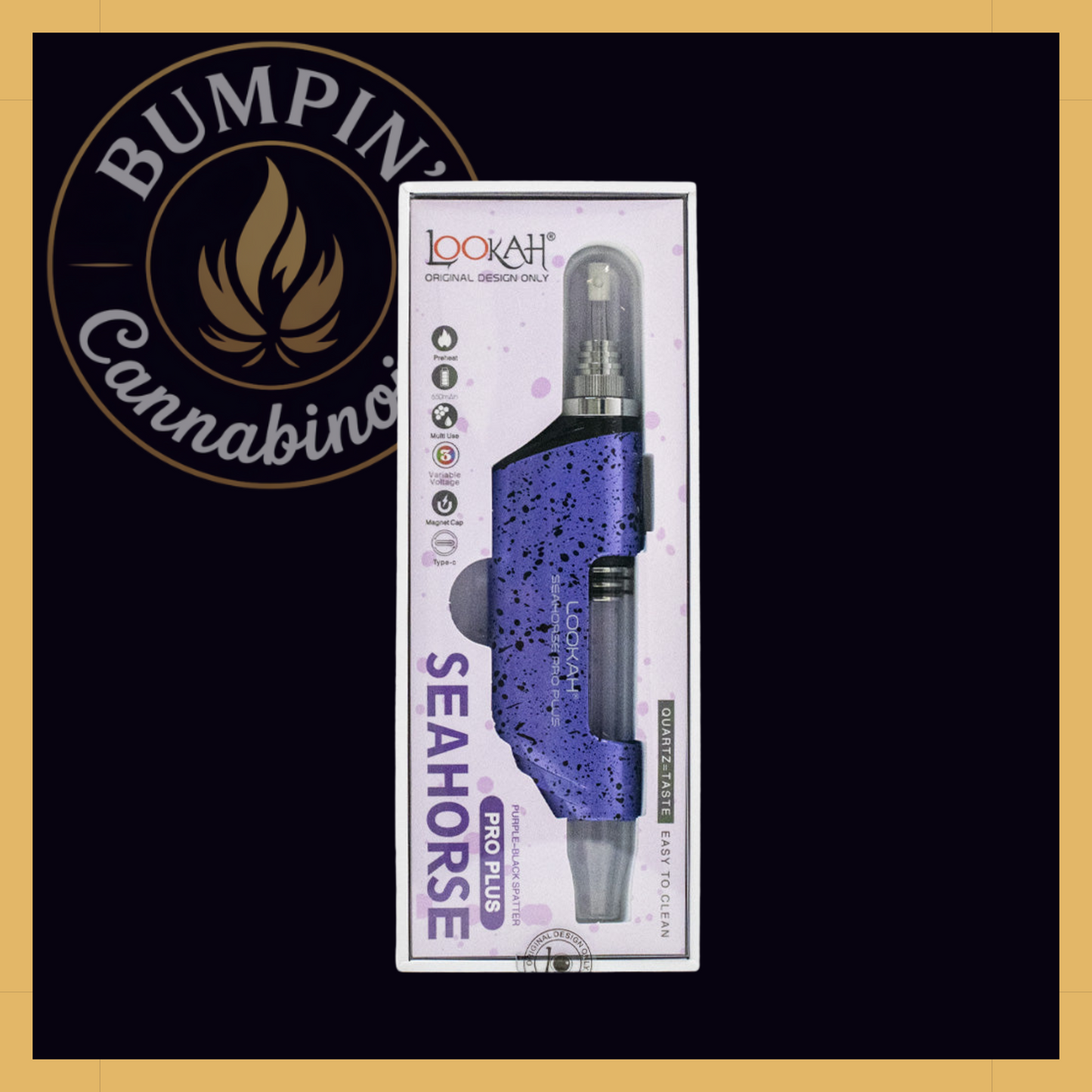 Seahorse Pro Plus Nectar Collector - Edition Spatter | Lookah