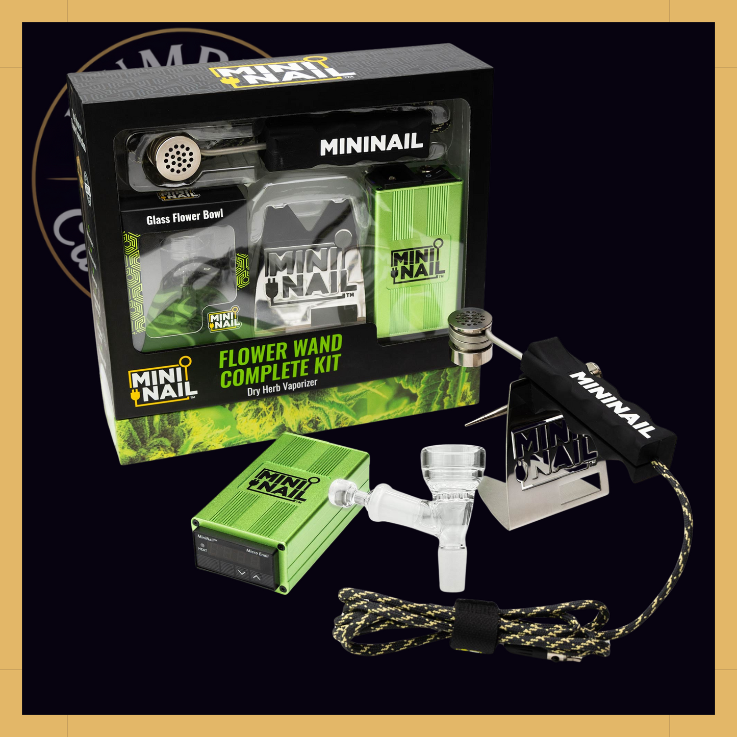 MiniNail Flower Wand Ball Vape – Precision Dry Herb Vaporizer - Bumpin' Cann