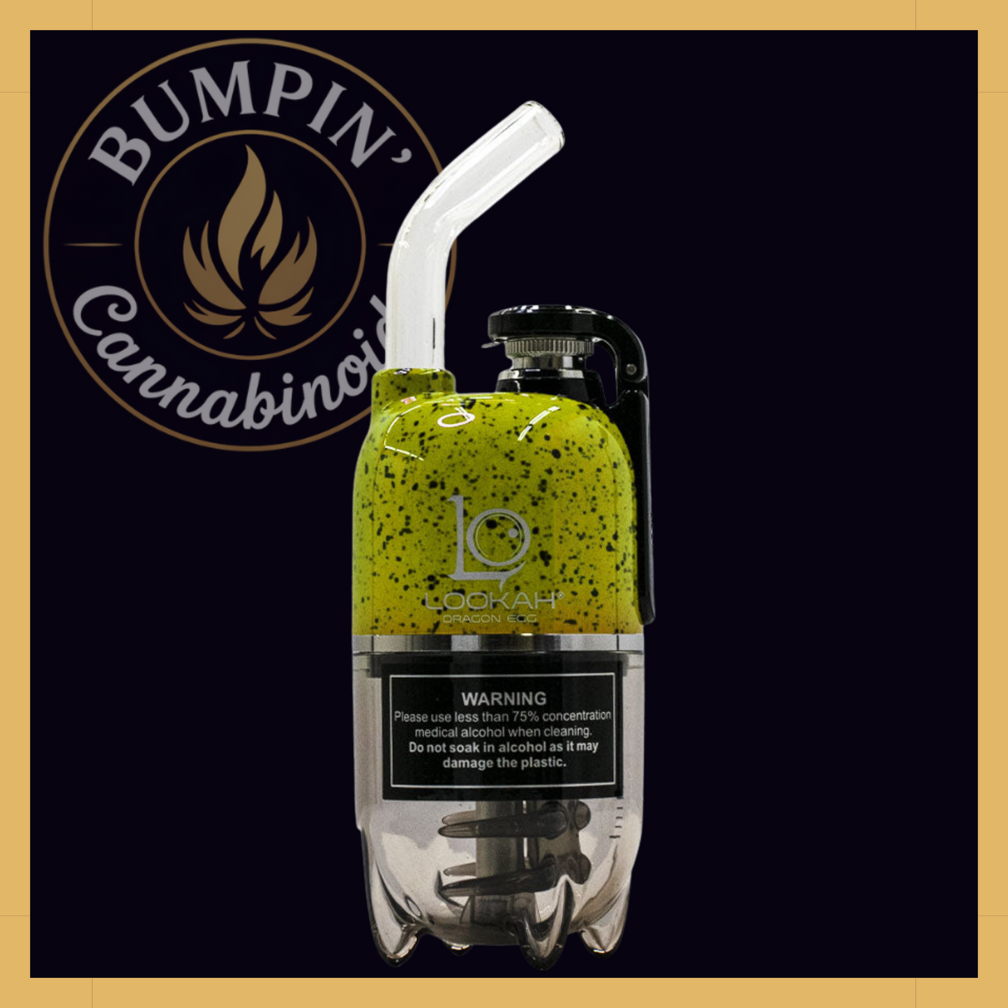 Lookah Dragon Egg Spatter Edition | Portable E-Rig for Concentrates
