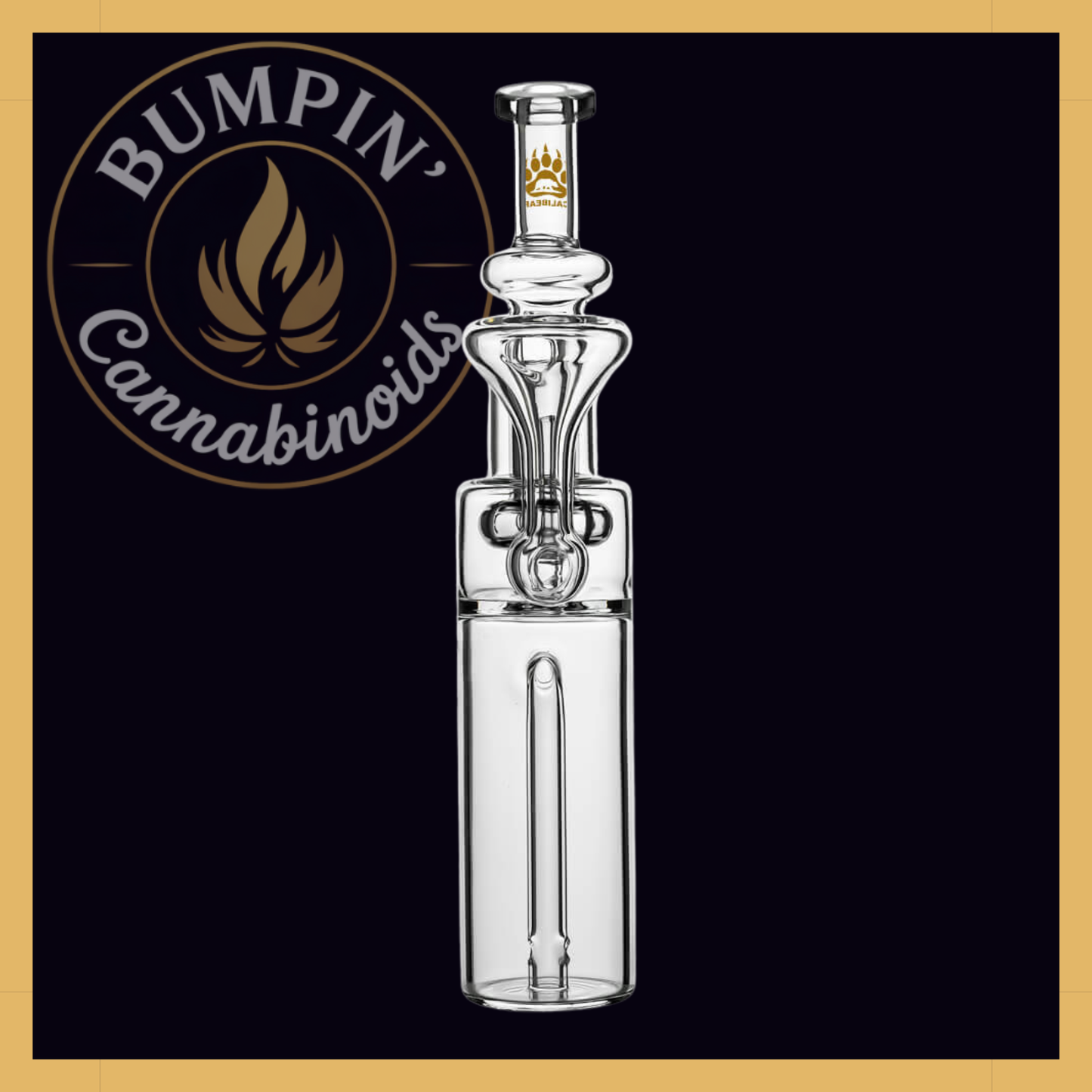 Calibear RBR Recycler Glass Attachment For Dr. Dabber Switch Go