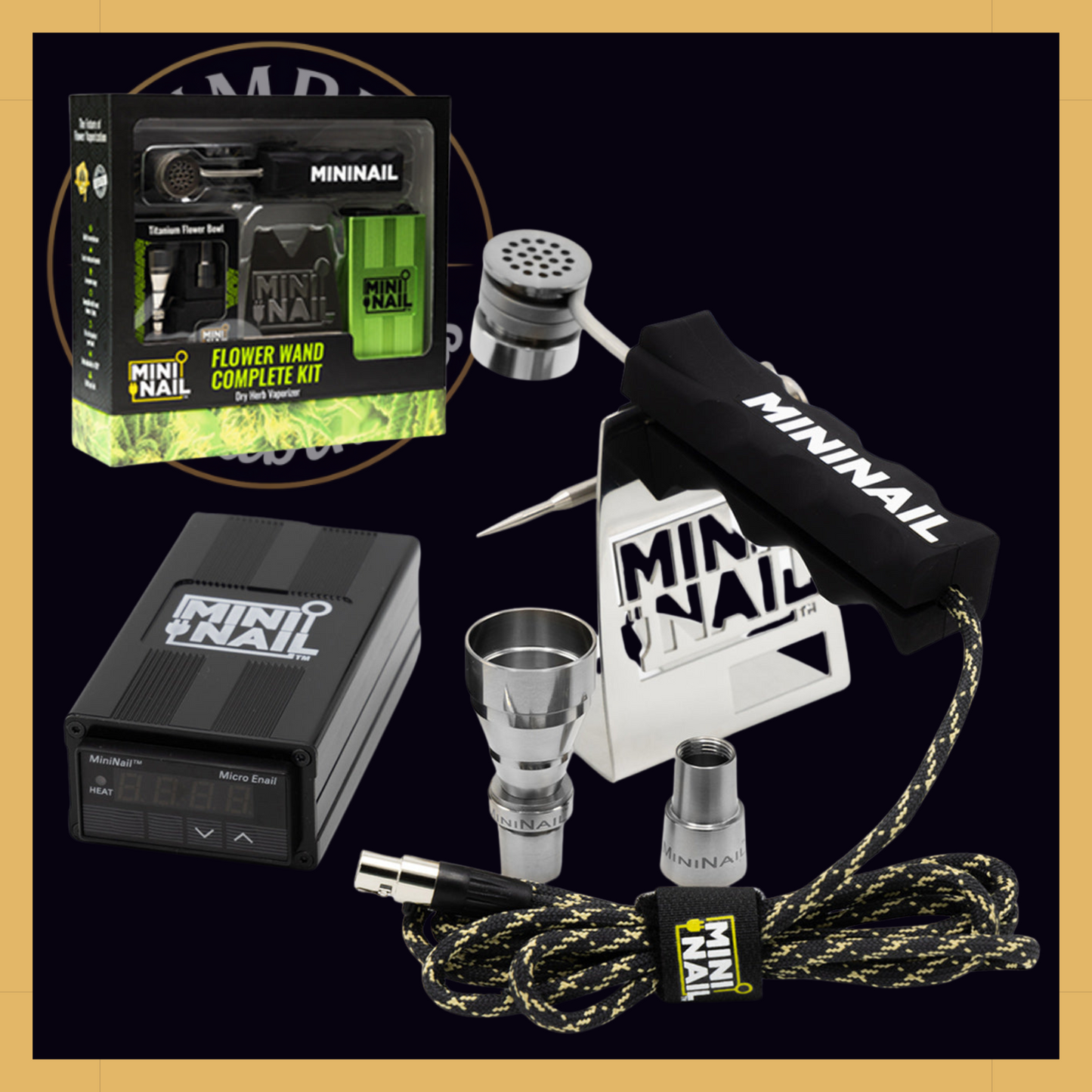 MiniNail Flower Wand Ball Vape – Precision Dry Herb Vaporizer - Bumpin' Cann