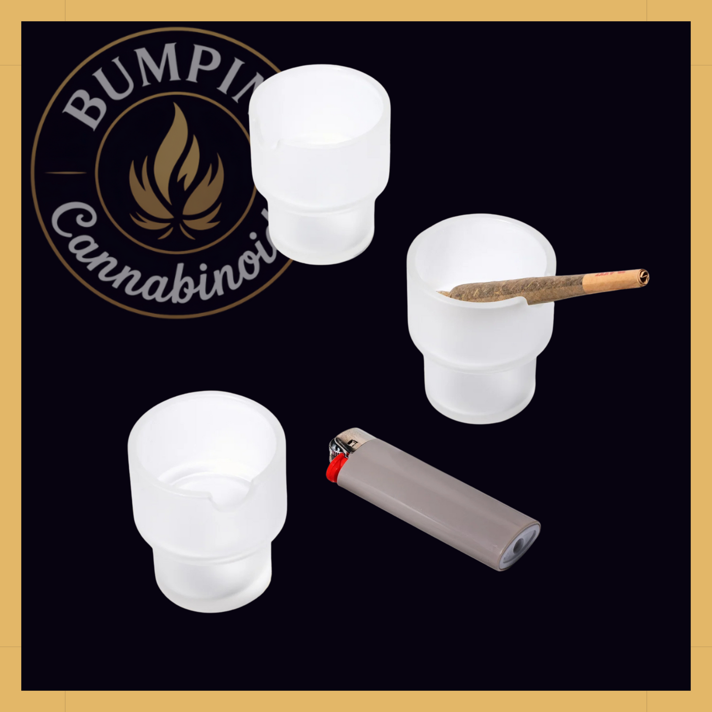 NWTN Home Flower Pots Ashtray Set