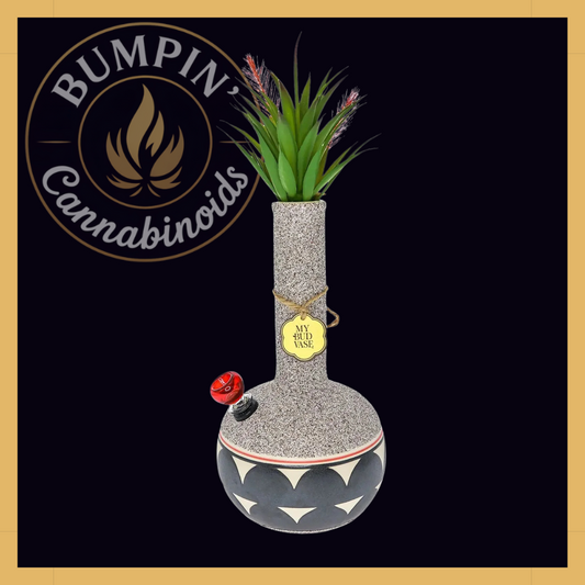 Coyōté Vase – Ceramic Art Deco Piece - Bumpin' Cann