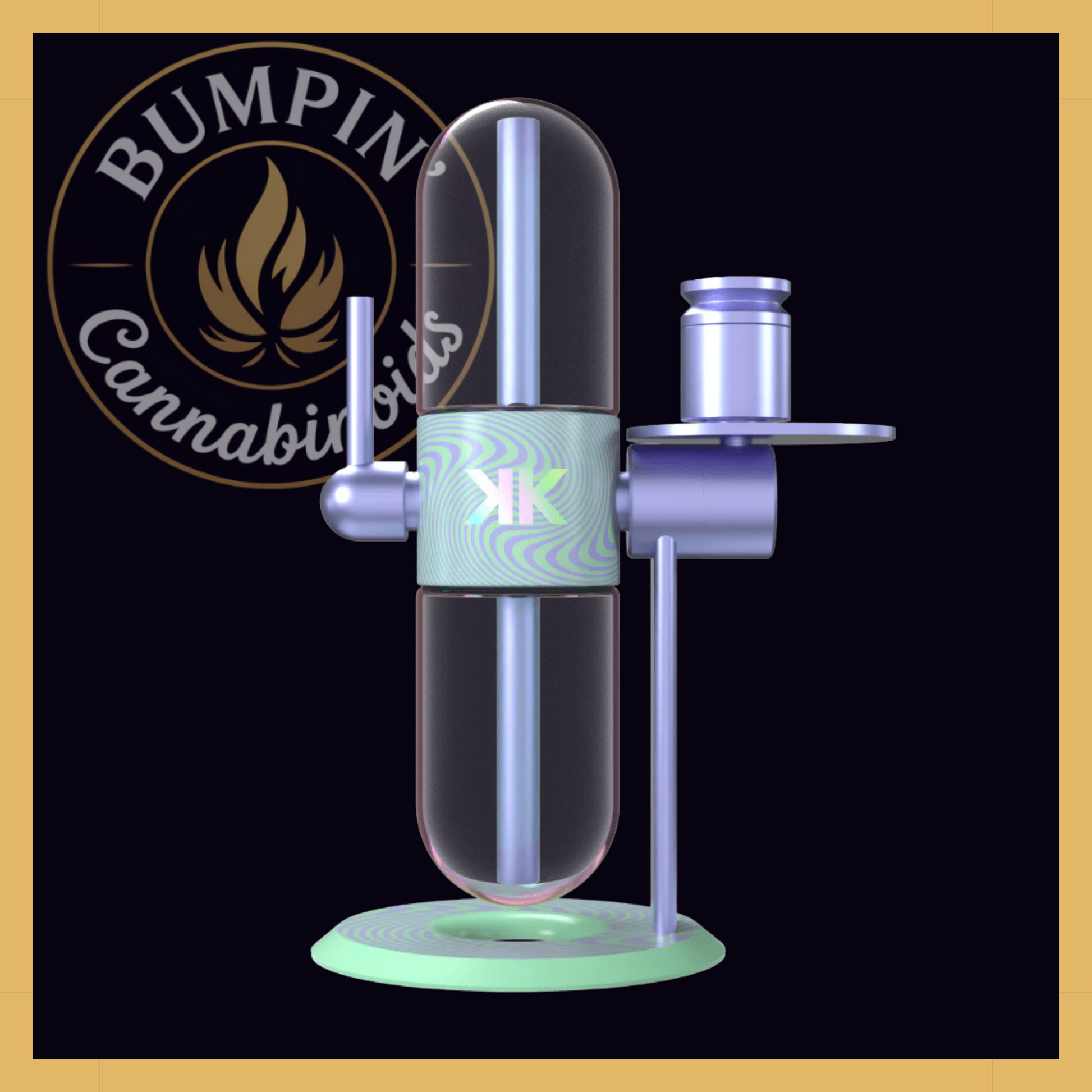 Stündenglass Gravity Infuser – 360° Rotating Glass Hookah - Bumpin' Cann
