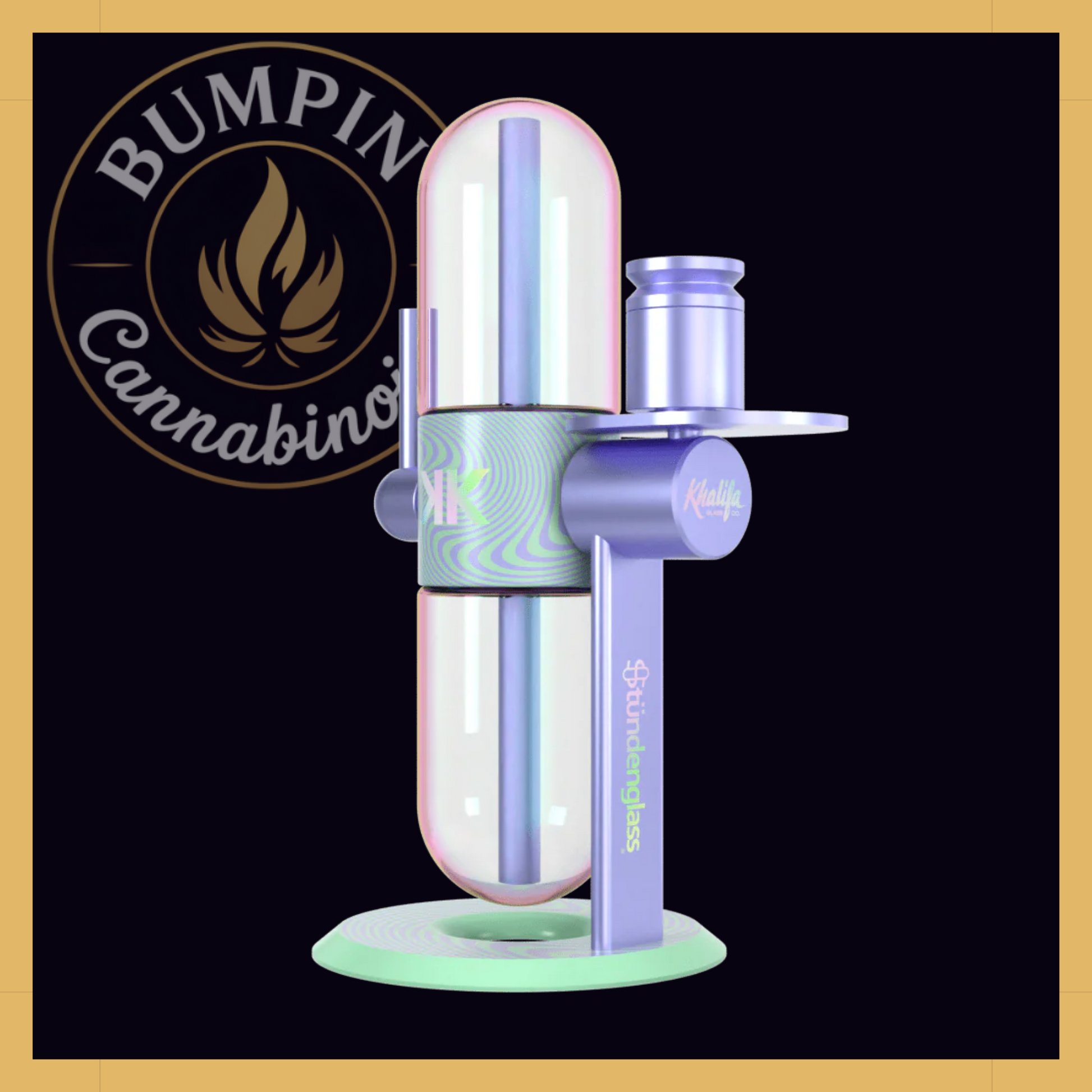 Stündenglass Gravity Infuser – 360° Rotating Glass Hookah - Bumpin' Cann