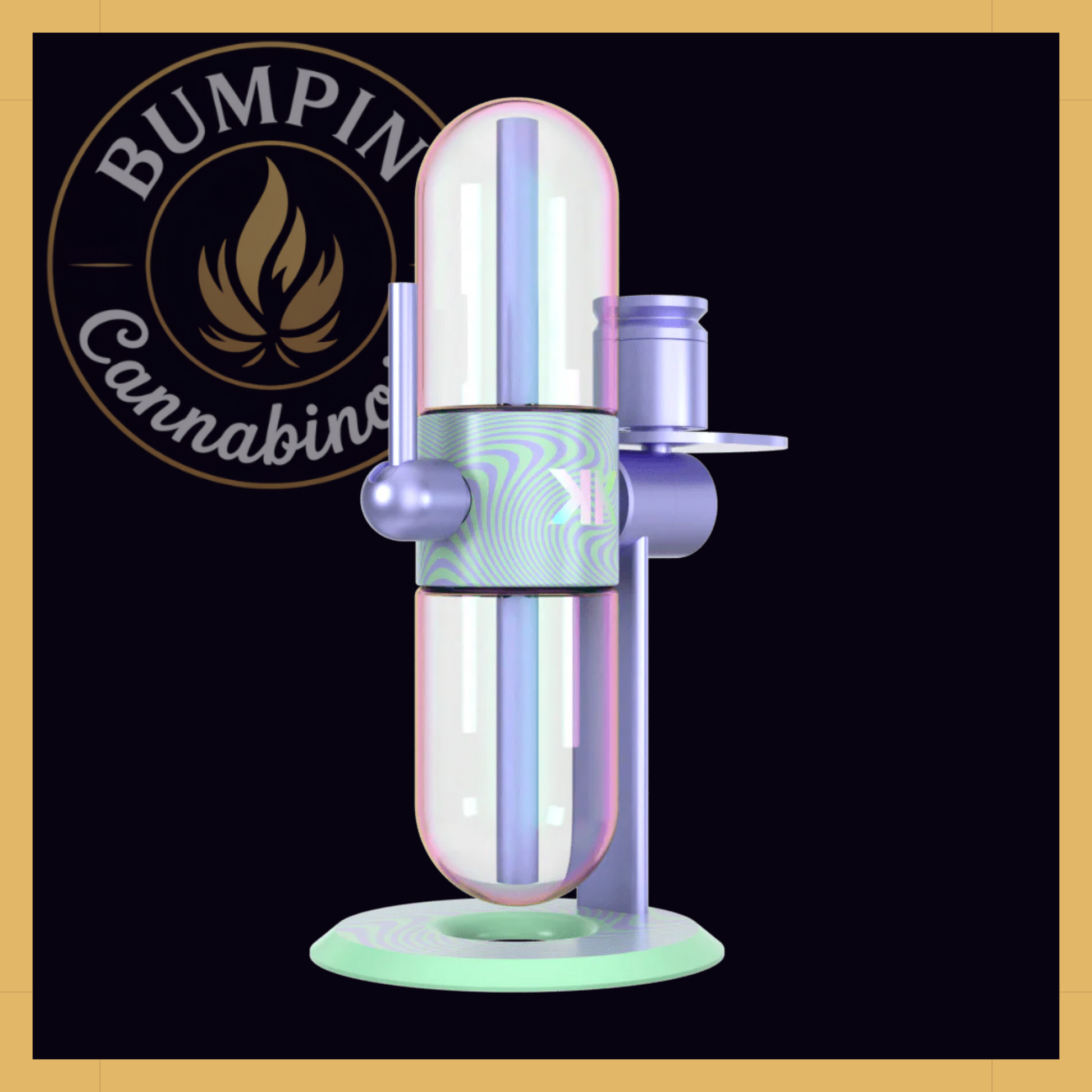 Stündenglass Gravity Infuser – 360° Rotating Glass Hookah - Bumpin' Cann