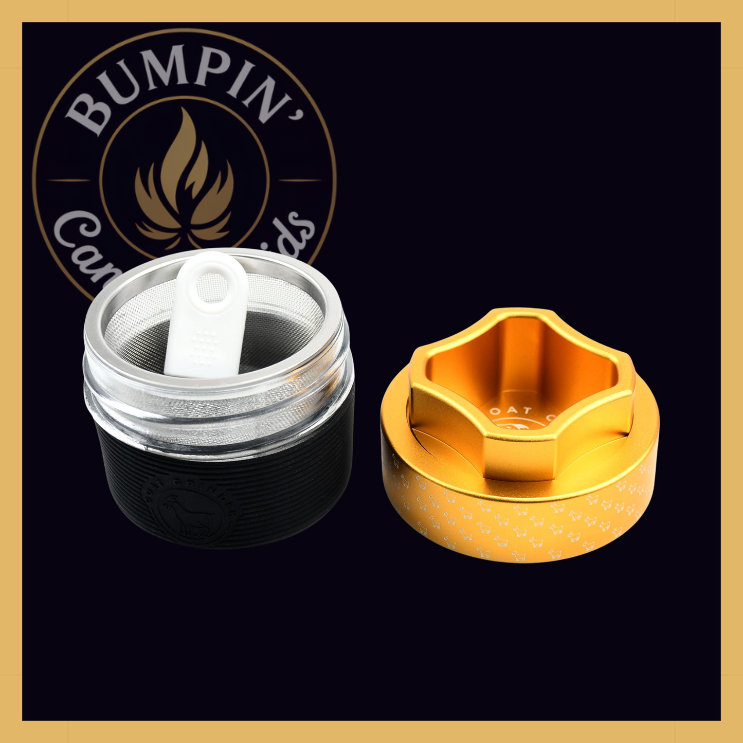 OG 4-Piece Aluminum Grinder (Repeat Pattern) - AITH v.I