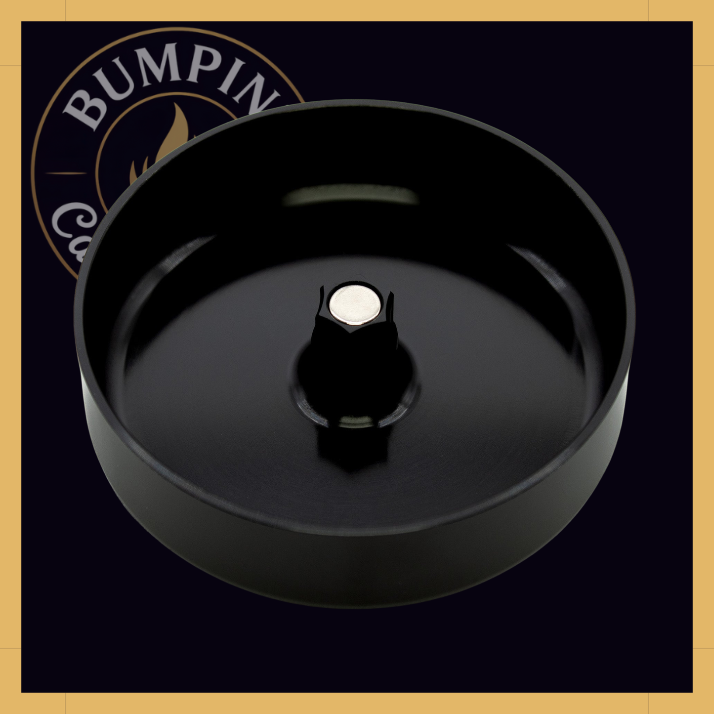 Obsidian Black Odin Threadless Grinder