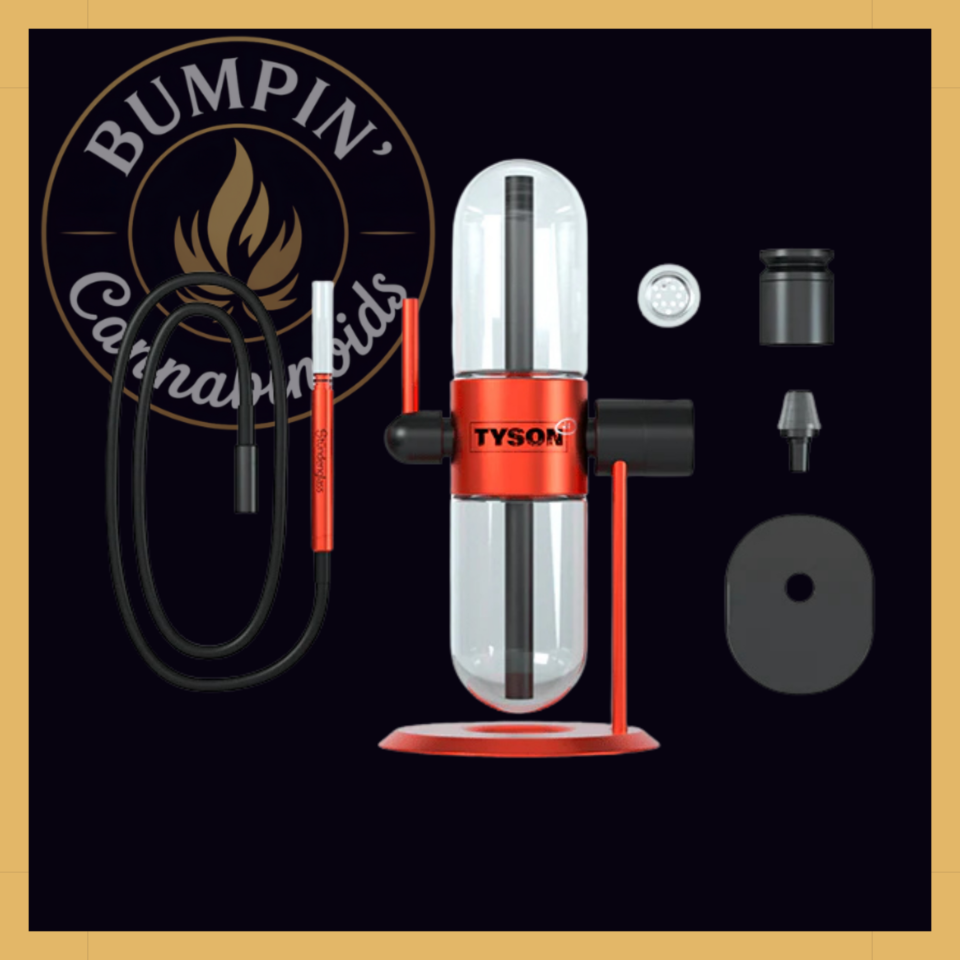 Stündenglass Gravity Infuser – 360° Rotating Glass Hookah - Bumpin' Cann