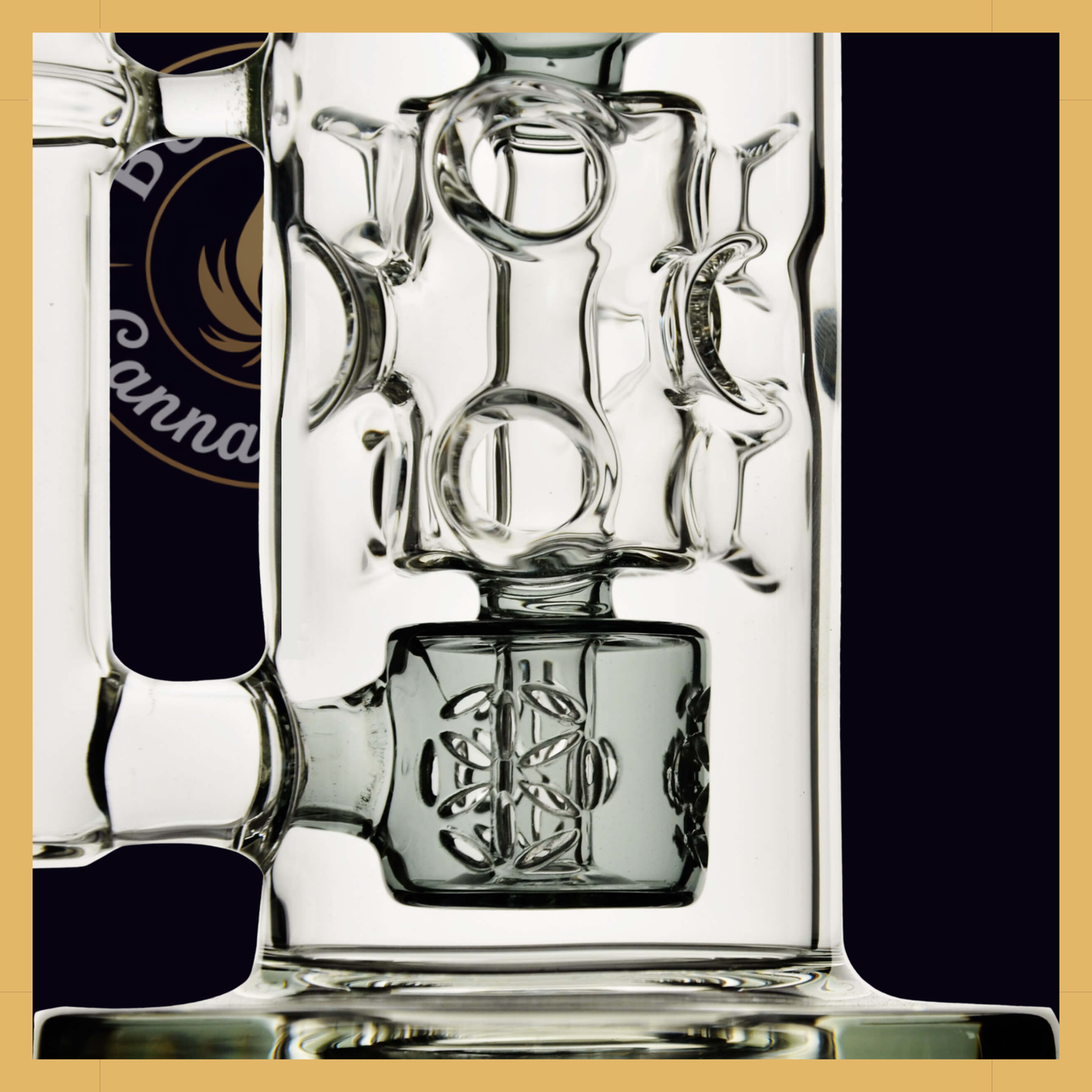 Calibear Straight Fab Torus Glass Rig | Seed of Life Perc