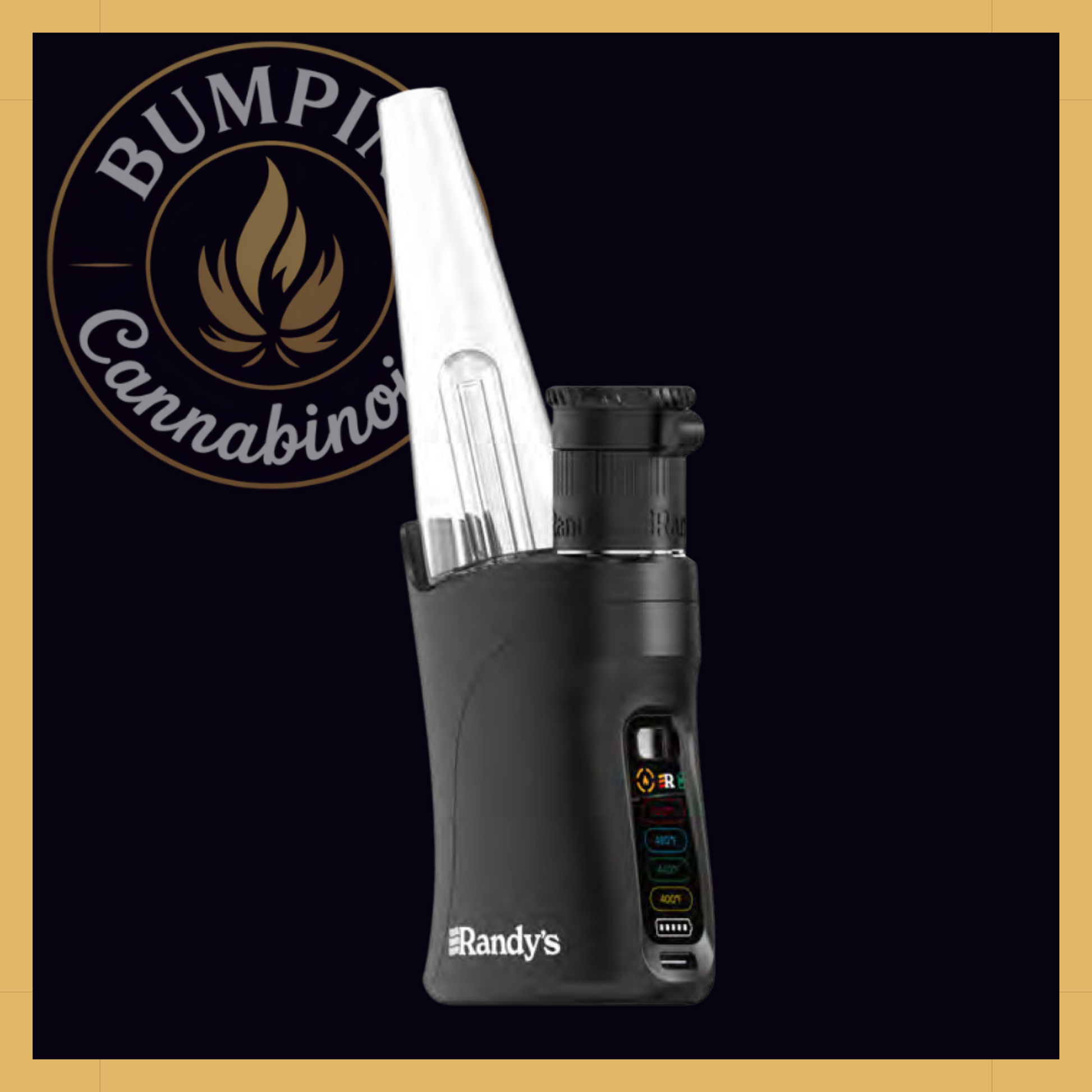 Randy’s Grip Plus Portable e-Rig – Powerful Concentrate Vaporizer - Bumpin' Cann