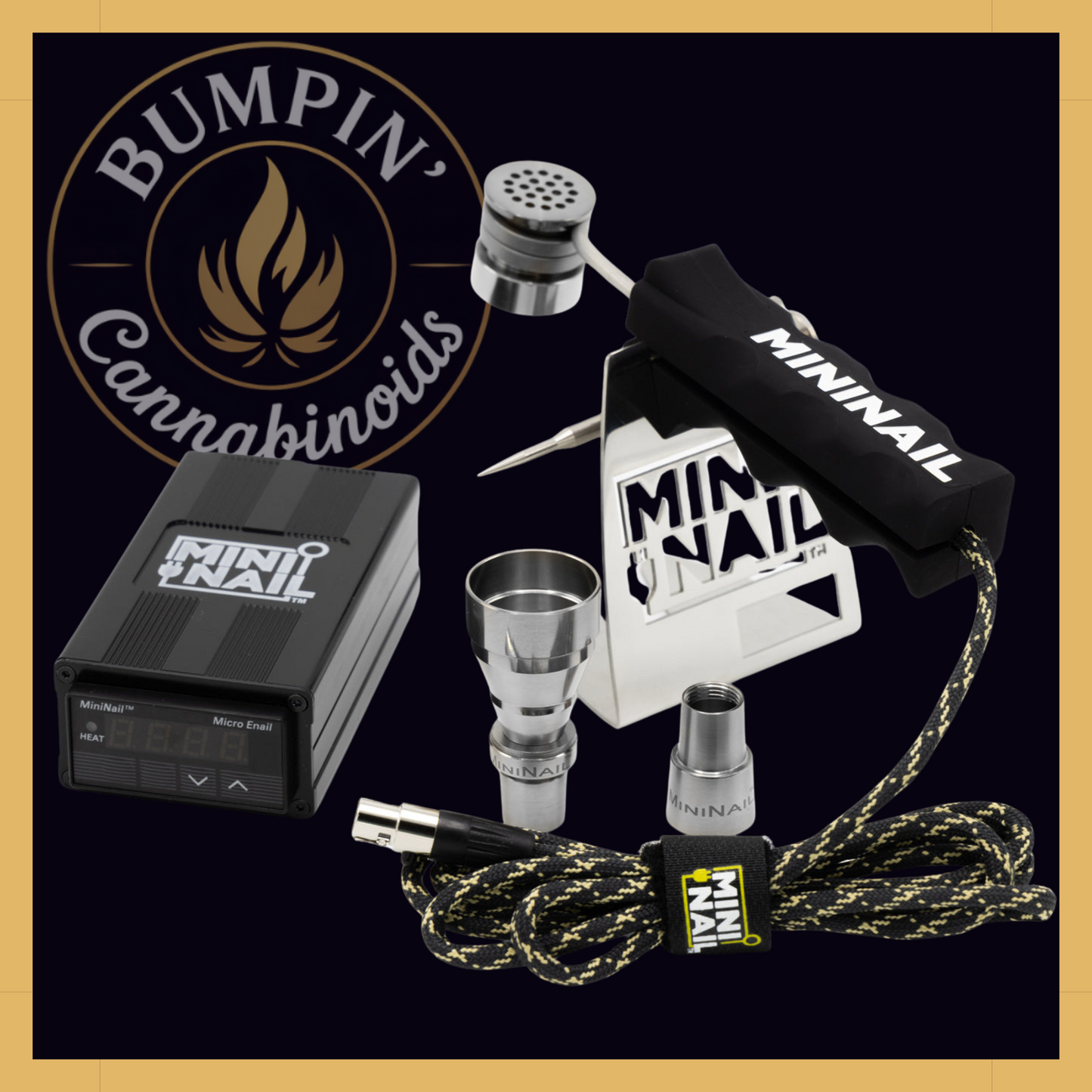 MiniNail Flower Wand Ball Vape – Precision Dry Herb Vaporizer - Bumpin' Cann