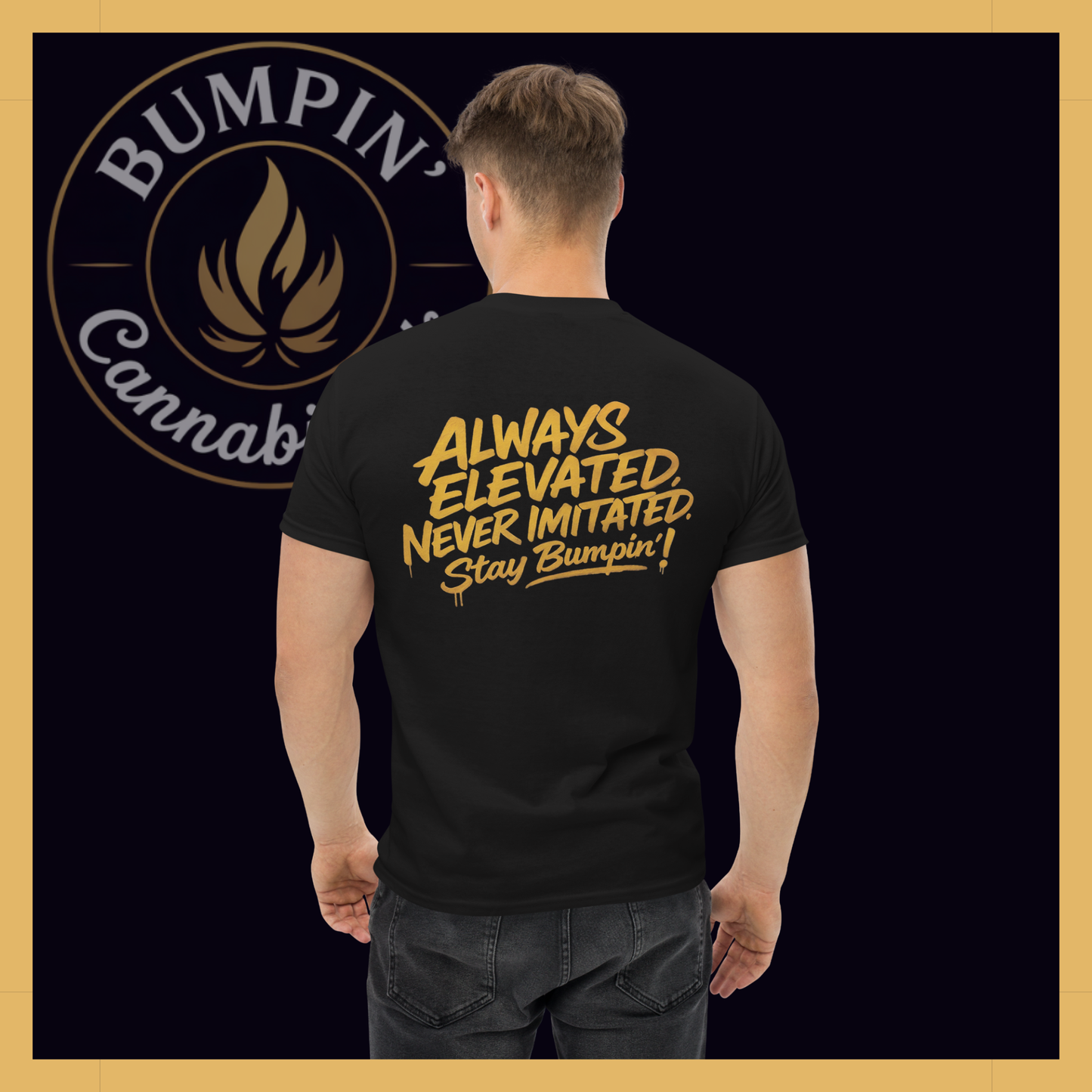 Bumpin’ Cannabinoids Classic Tee – Black