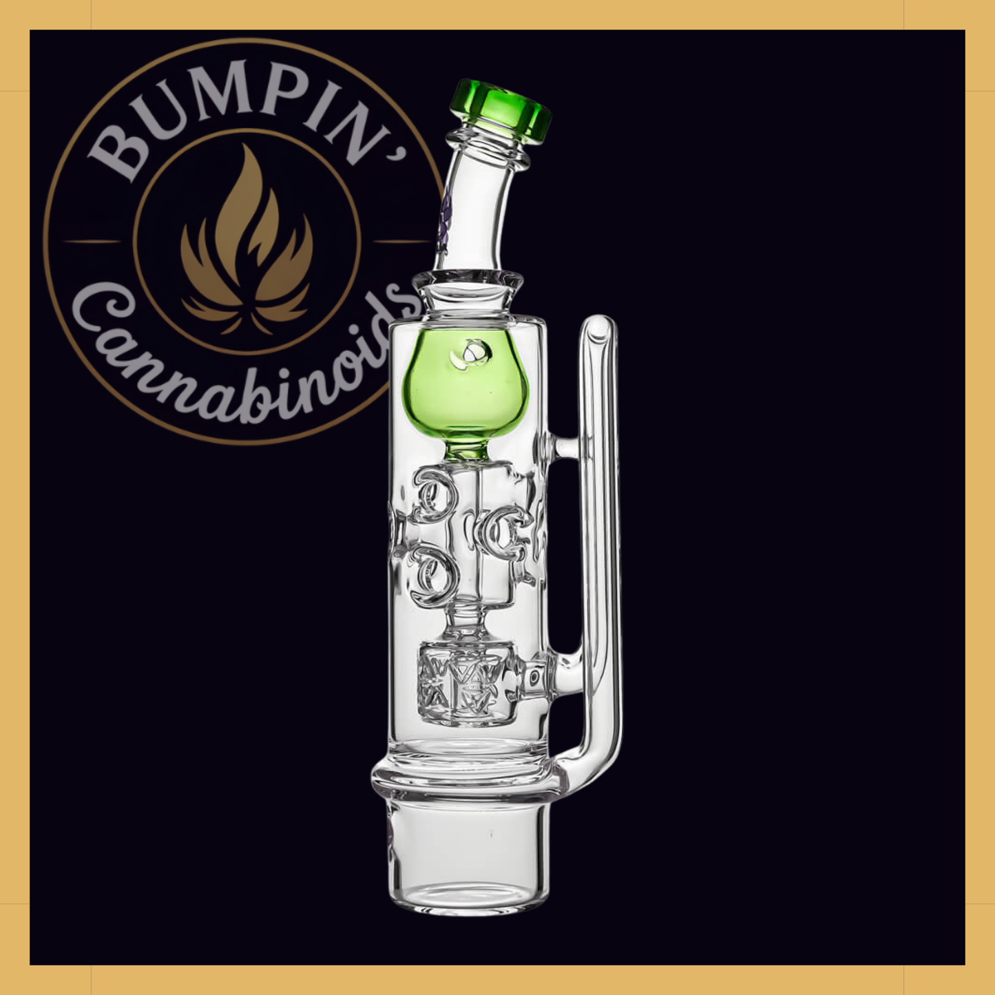 Straight Fab Torus Incyclers Glass Attachment | Calibear