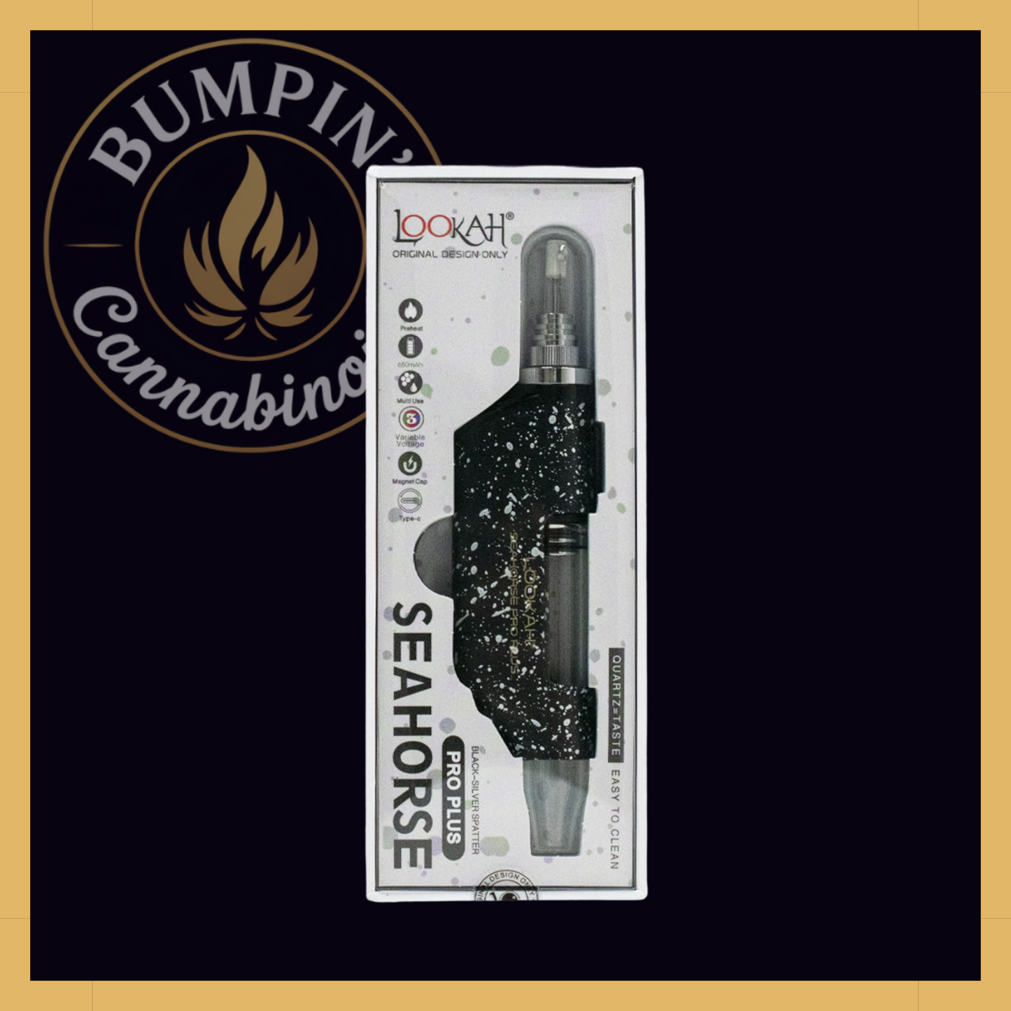 Seahorse Pro Plus Nectar Collector - Edition Spatter | Lookah