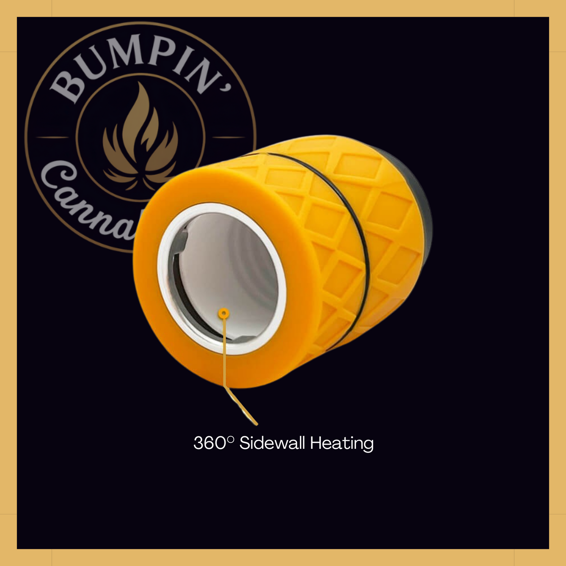 Bomb Erig Sykloud Atomizer ‒ 22 mm Deep Quick-Heat Ceramic Cup - Bumpin' Cann