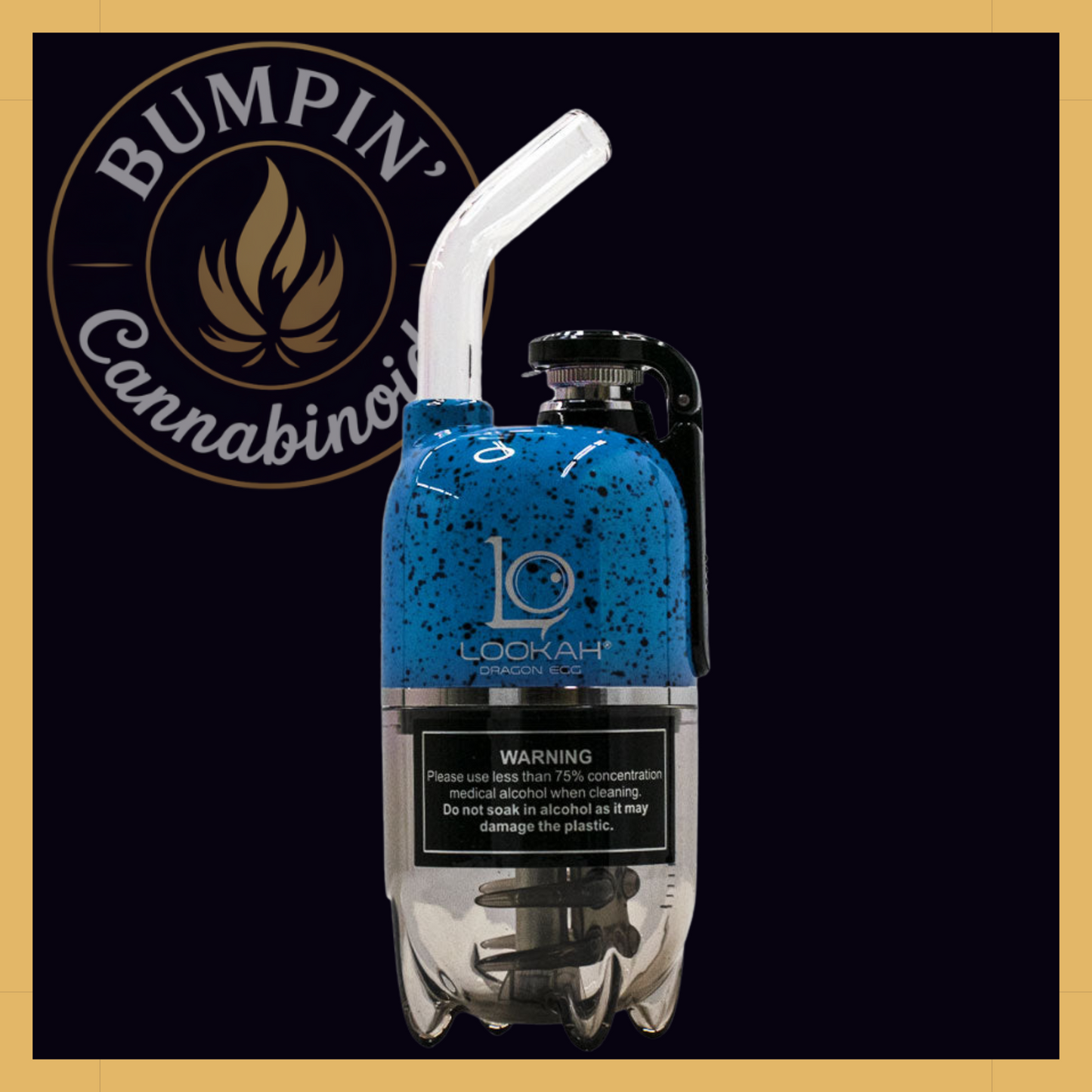 Lookah Dragon Egg Spatter Edition | Portable E-Rig for Concentrates