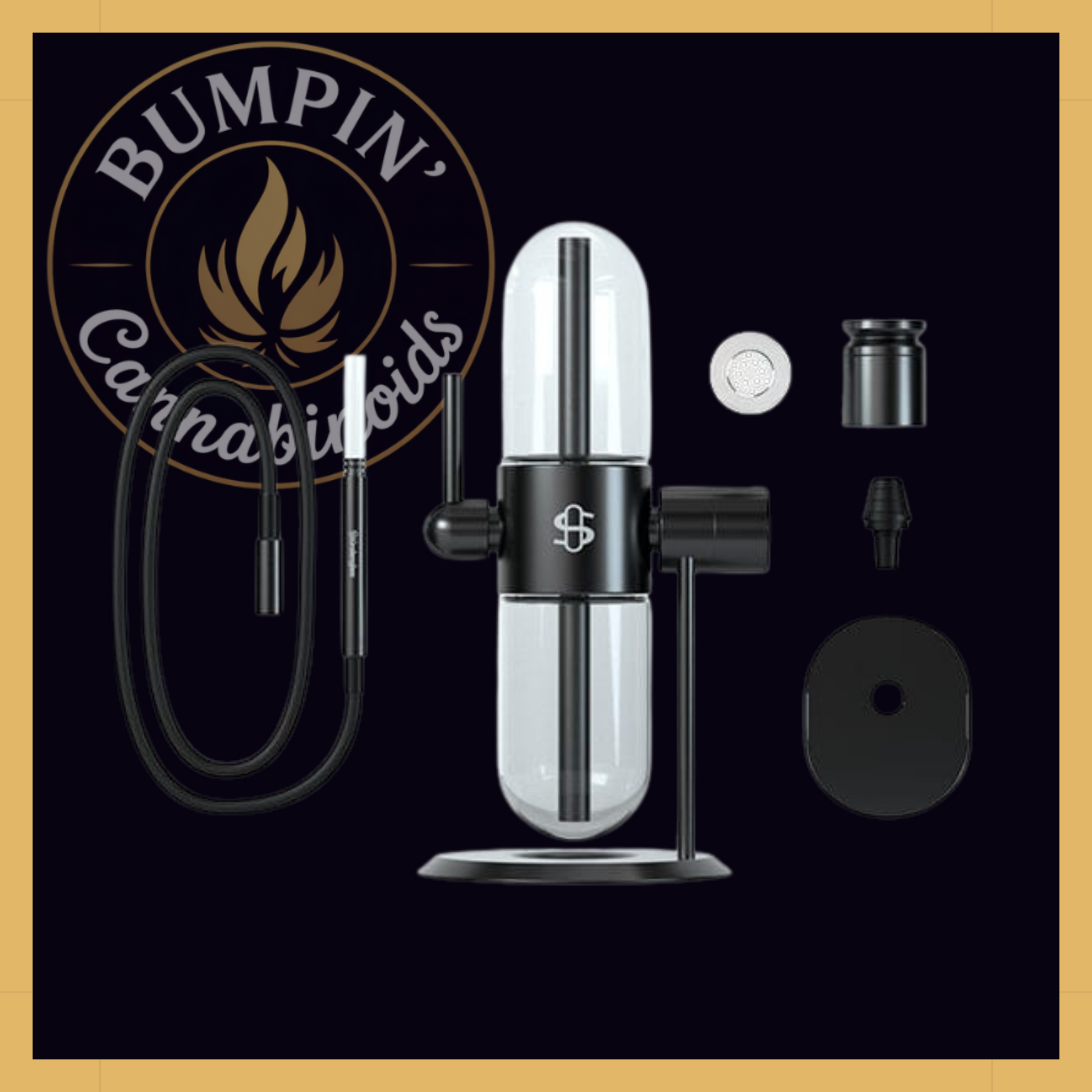Stündenglass Gravity Infuser – 360° Rotating Glass Hookah - Bumpin' Cann