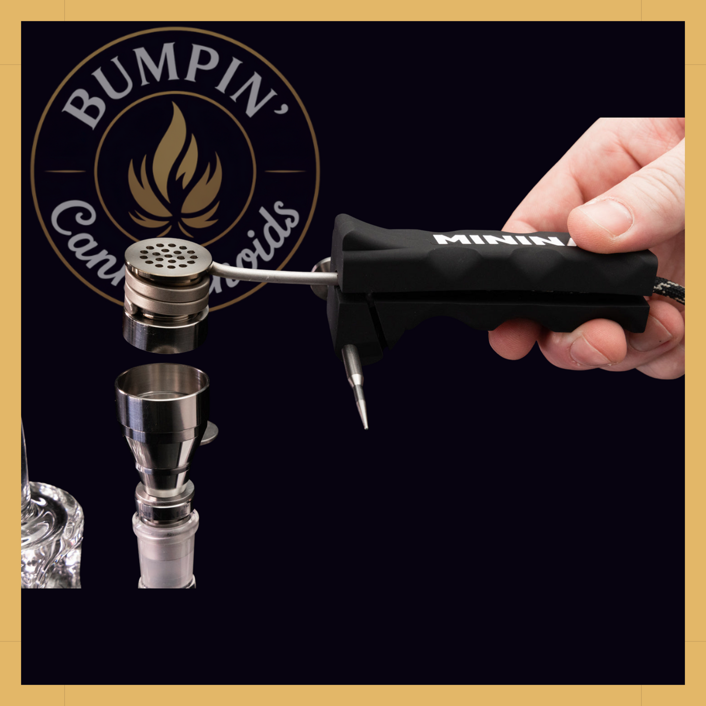 MiniNail Flower Wand Ball Vape – Precision Dry Herb Vaporizer - Bumpin' Cann
