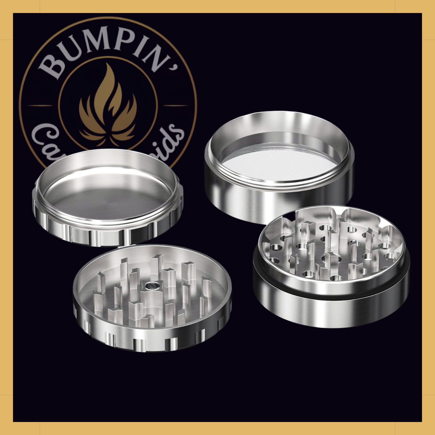 Draken Stainless Steel Grinder