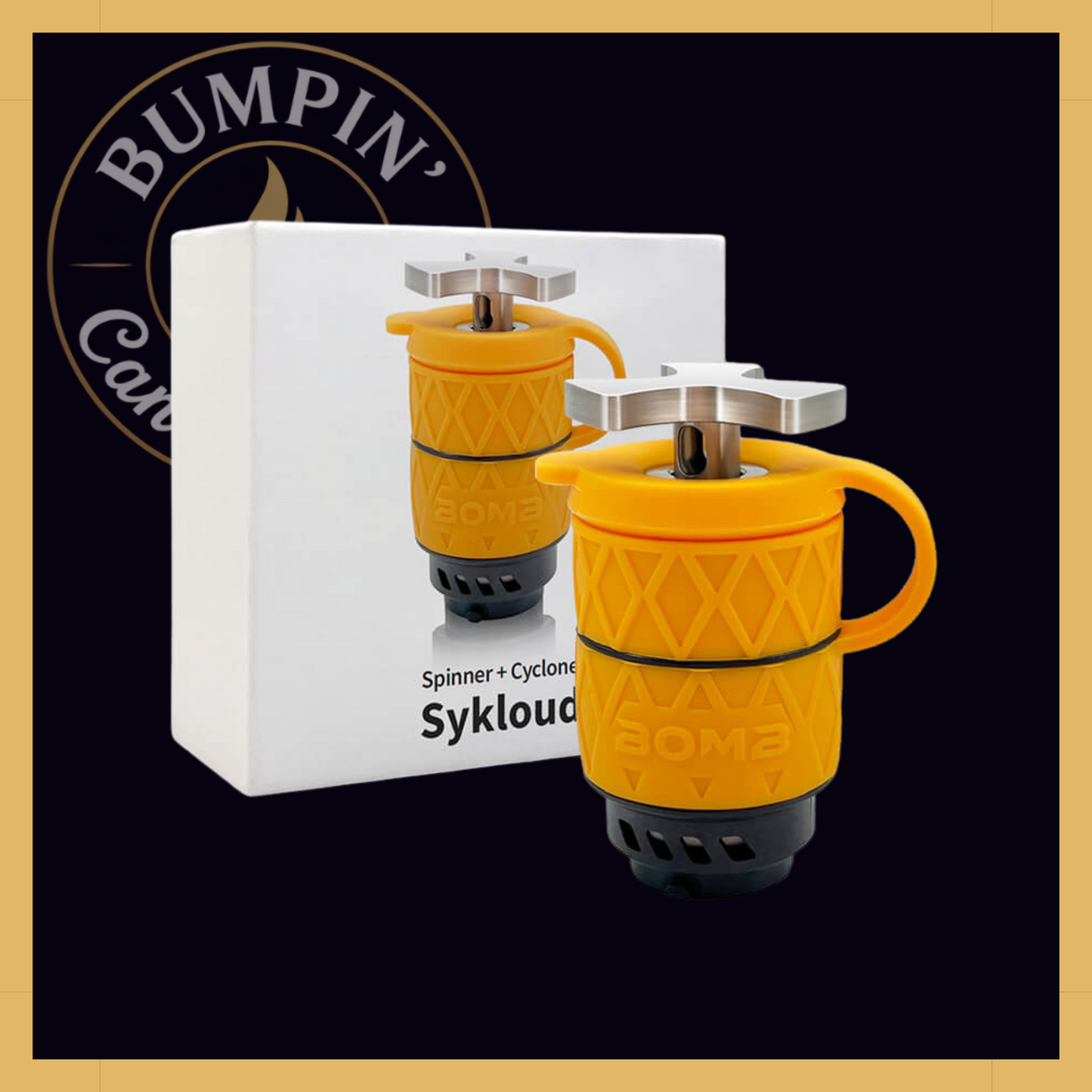 Bomb Erig Sykloud Atomizer ‒ 22 mm Deep Quick-Heat Ceramic Cup - Bumpin' Cann
