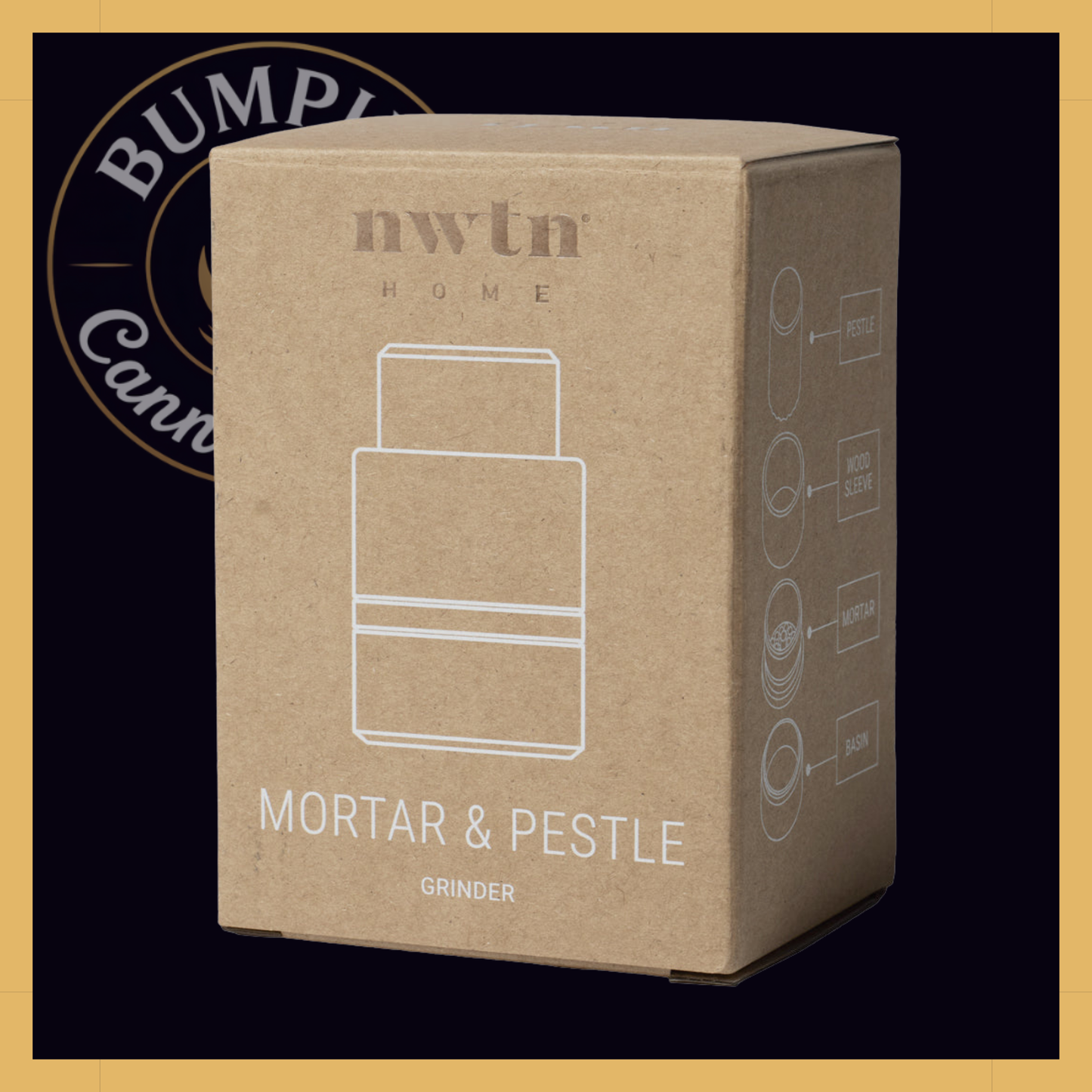 NWTN Home Mortar & Pestle Grinder