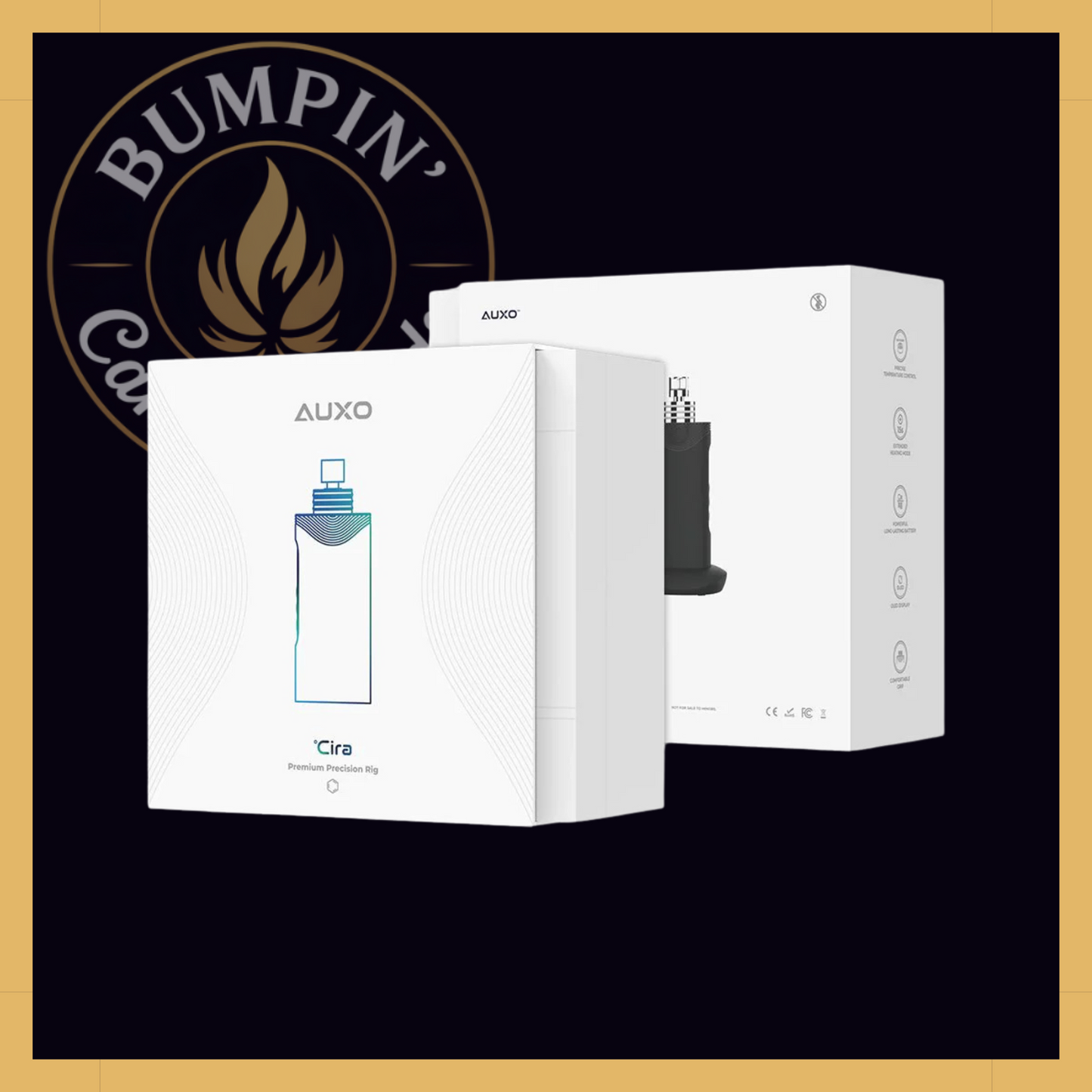 Auxo Cira Portable Precision E-Rig – Dual Coil Kit
