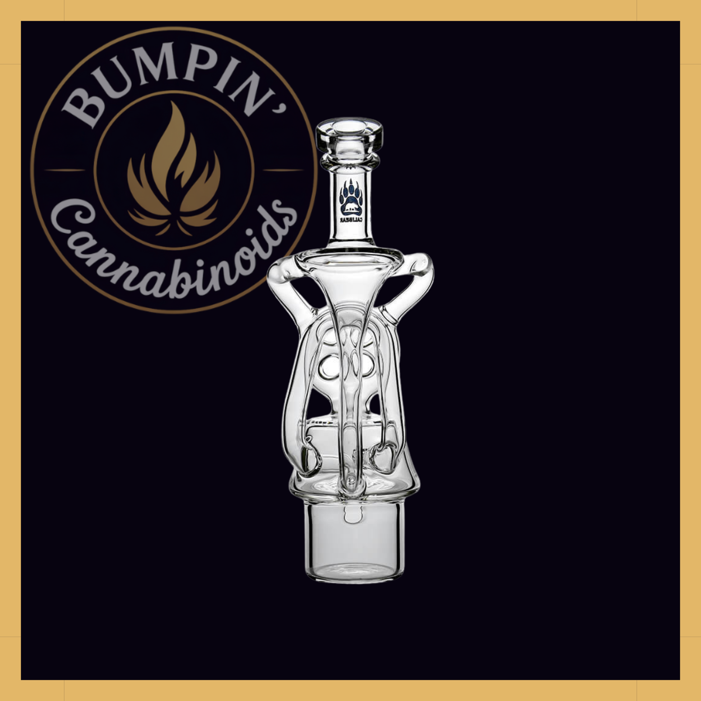 Calibear Swiss Donut Recycler Glass Attachment for Dr. Dabber Switch²