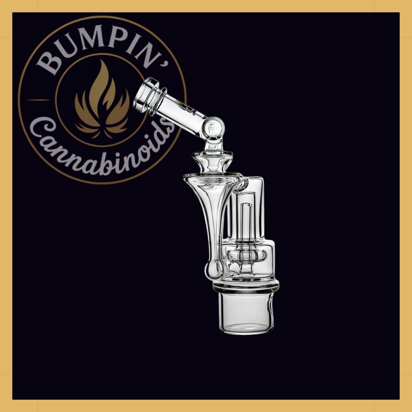 Calibear Duo RBR Recycler Glass Attachment For Dr. Dabber Switch 2
