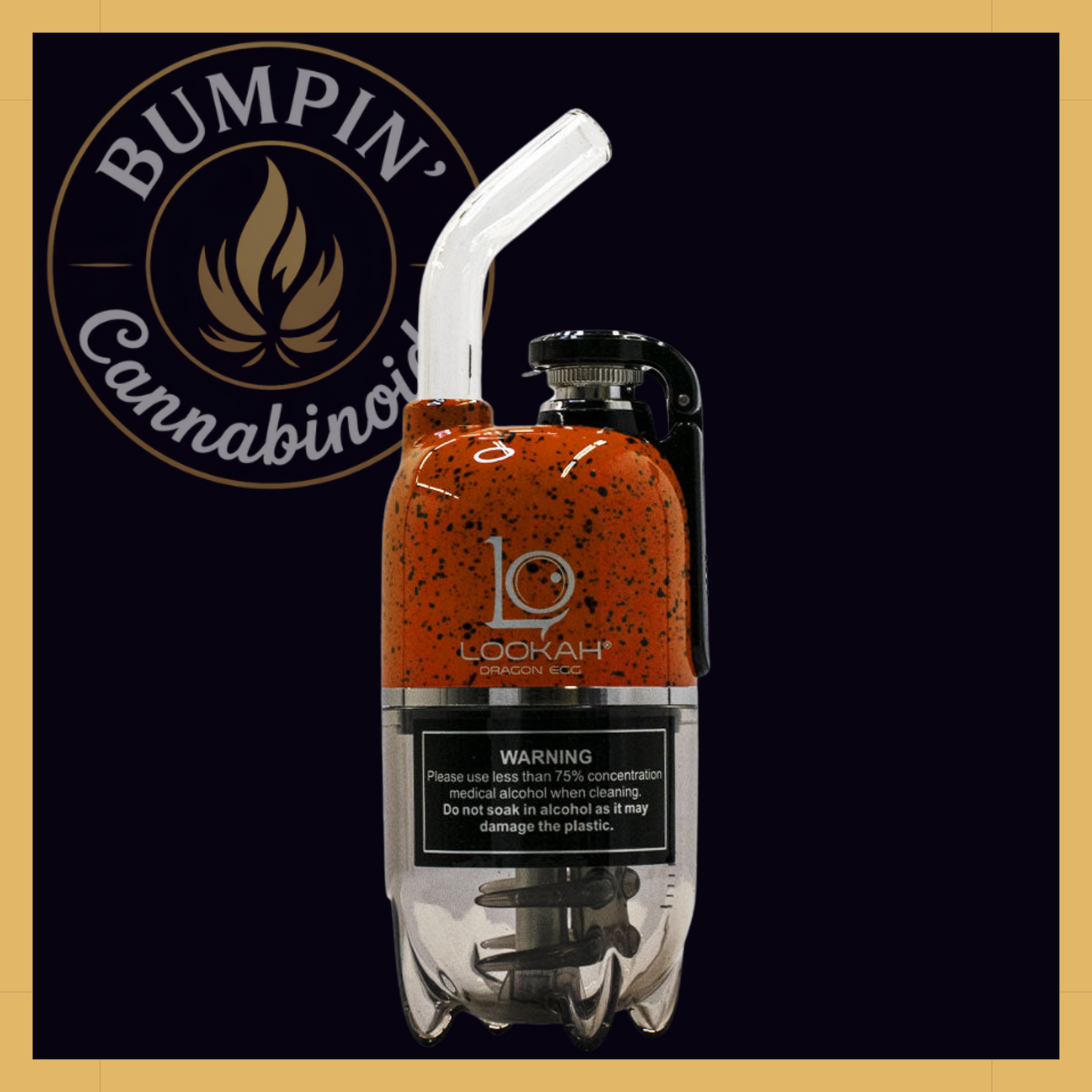 Lookah Dragon Egg Spatter Edition | Portable E-Rig for Concentrates