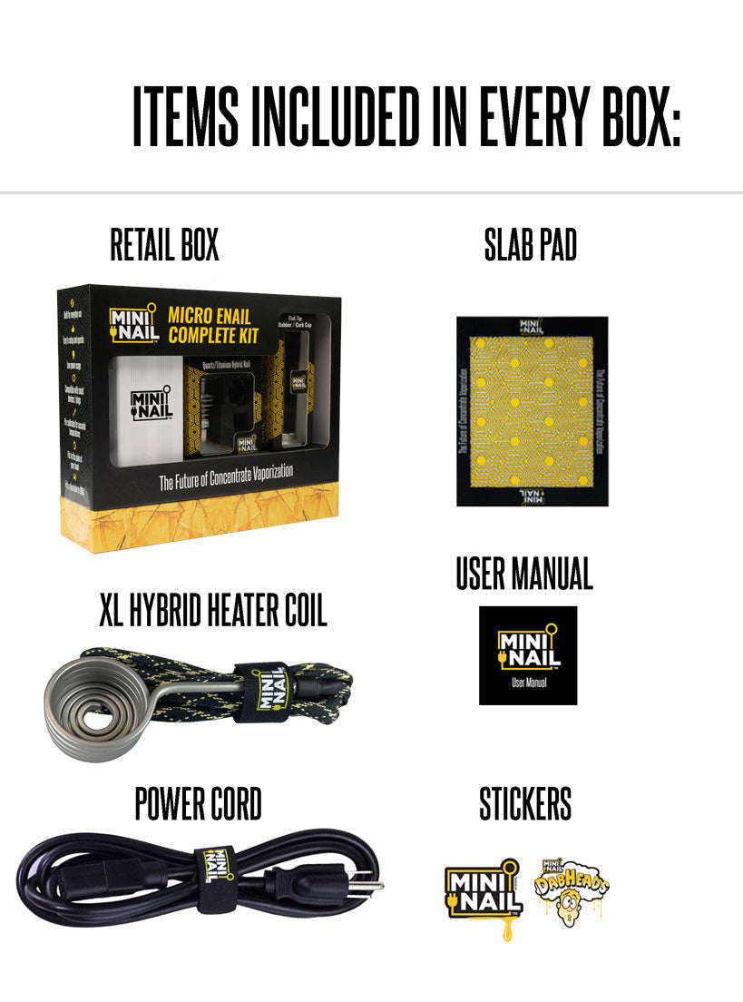 Complete MiniNail Kit w/ XL Hybrid Nail - Bumpin' Cann