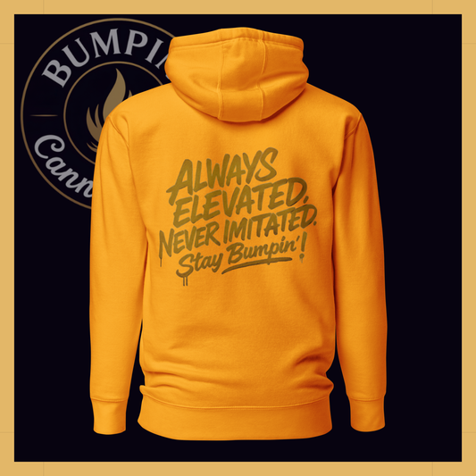 Bumpin' Cannabinoids Classic Hoodie in Team Gold