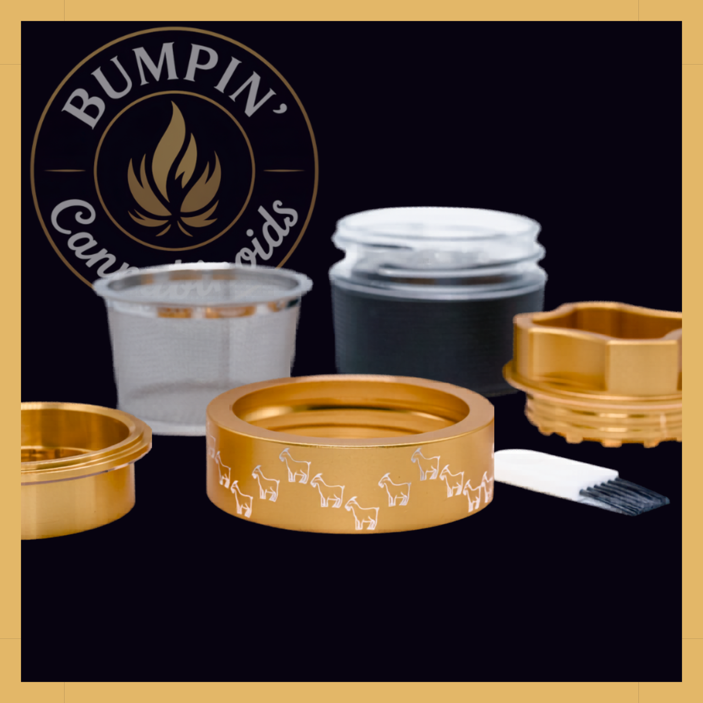 4 Piece Aluminum Grinder | AITH v.I – OG - Repeat Pattern