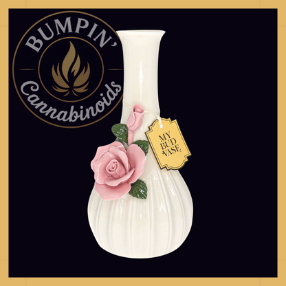 Rose Vase – Porcelain Floral Art Piece