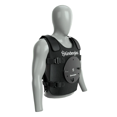 Stündenglass Chest Mount – Hands-Free Harness for Full-Size Gravity Infuser - Bumpin' Cann