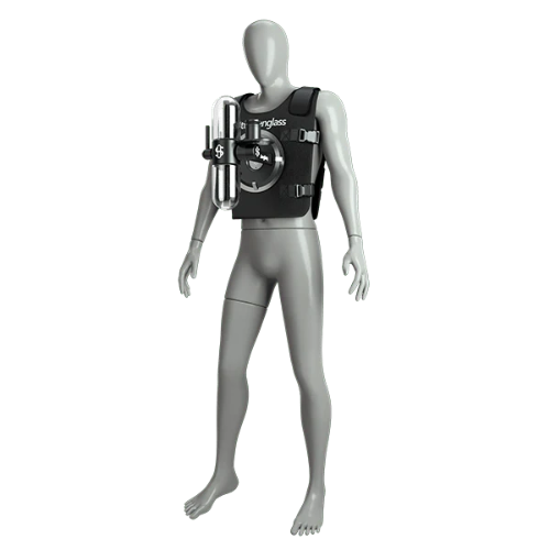 Stündenglass Chest Mount – Hands-Free Harness for Full-Size Gravity Infuser - Bumpin' Cann