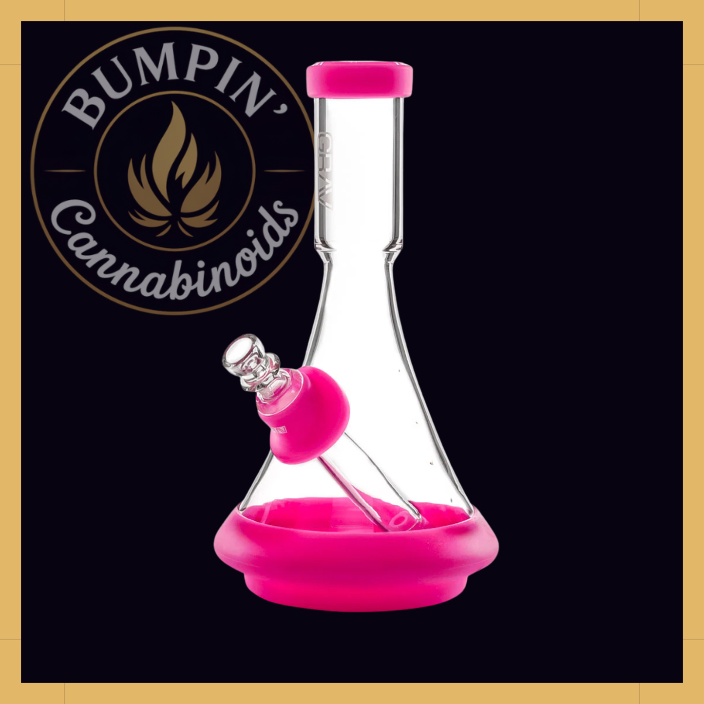 Grav Deco Beaker in Silicone