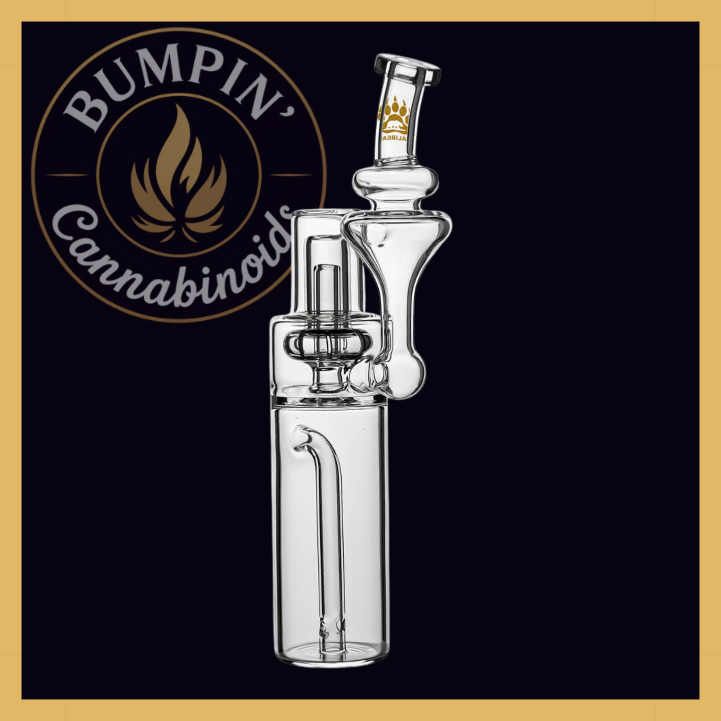 Calibear RBR Recycler Glass Attachment For Dr. Dabber Switch Go