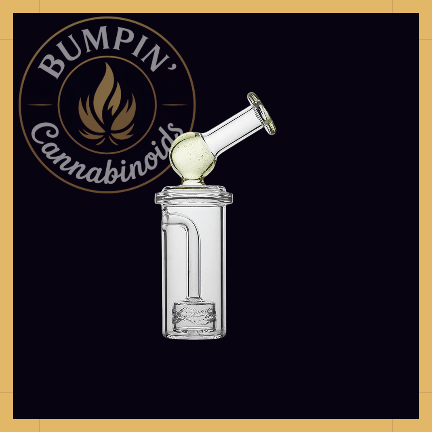 CURVE FLOW SIDECAR GLASS ATTACHMENT FOR DR.DABBER SWITCH 2 | CALIBEAR