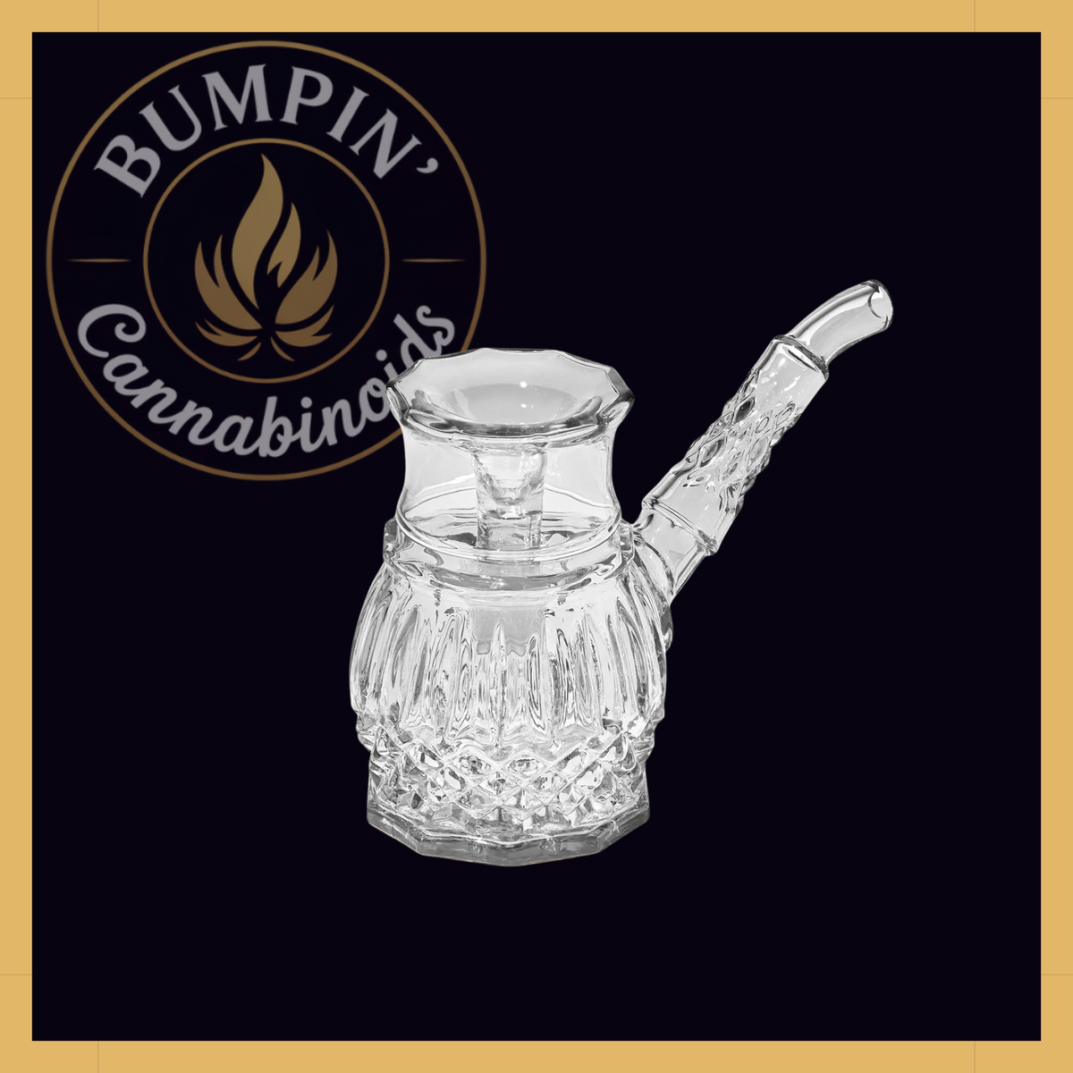 NWTN Home Highball borosilicate glass bubbler - Clear