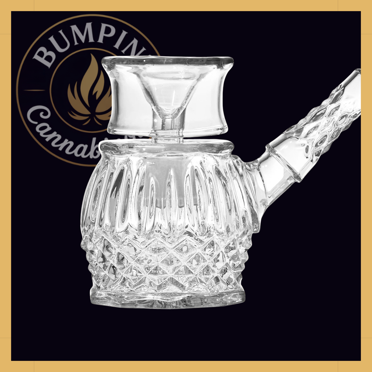NWTN Home Highball borosilicate glass bubbler - Clear