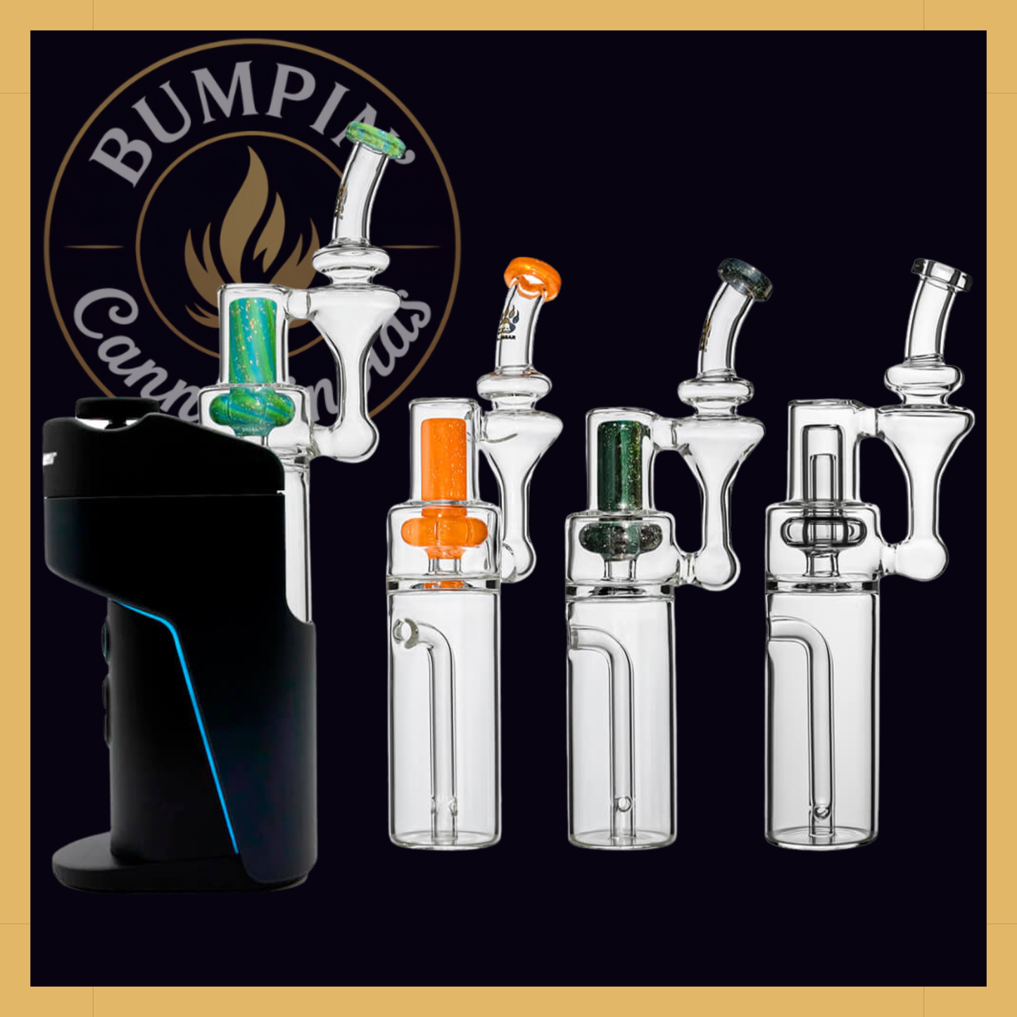 Calibear RBR Recycler Glass Attachment For Dr. Dabber Switch Go