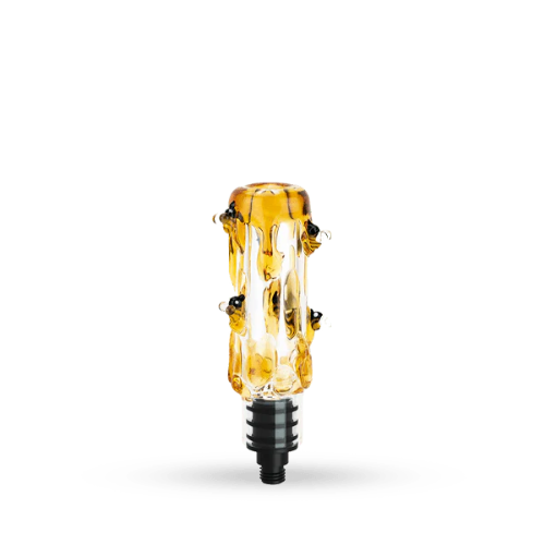 "Save the Bees" Straight Glass Upstem | Bong Accessory - Bumpin' Cann