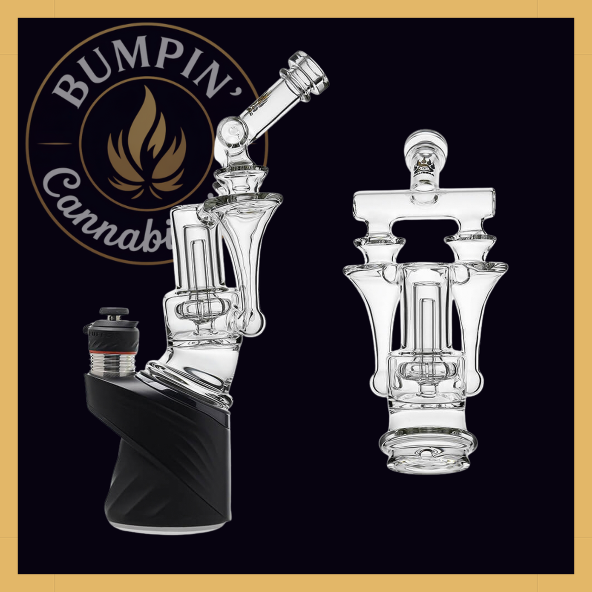 Calibear Premium DUO RBR Recycler Glass Attachment