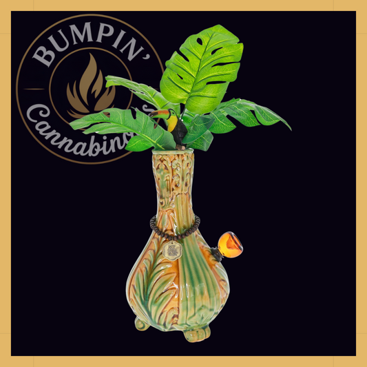 TocaCabana Vase – Tropical Porcelain Piece